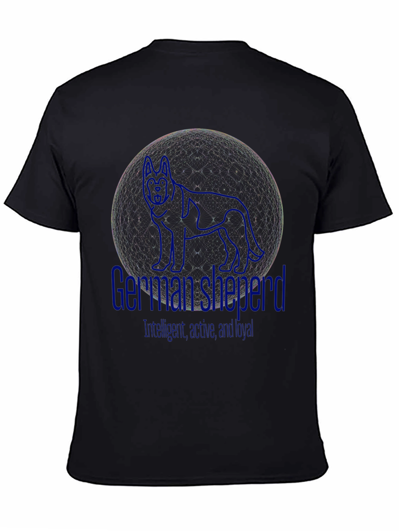 German Shepherd Dog Graphic T-Shirt - Unique Design