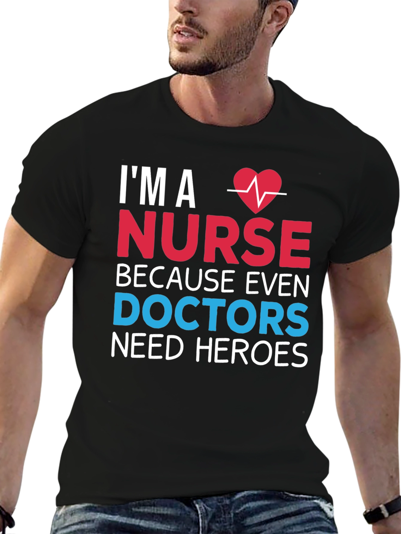 Im a Nurse Hero Graphic T-Shirt