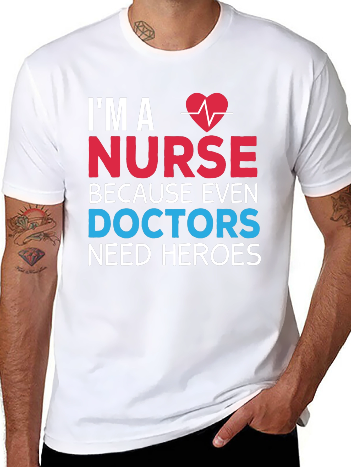 Im a Nurse Hero Graphic T-Shirt