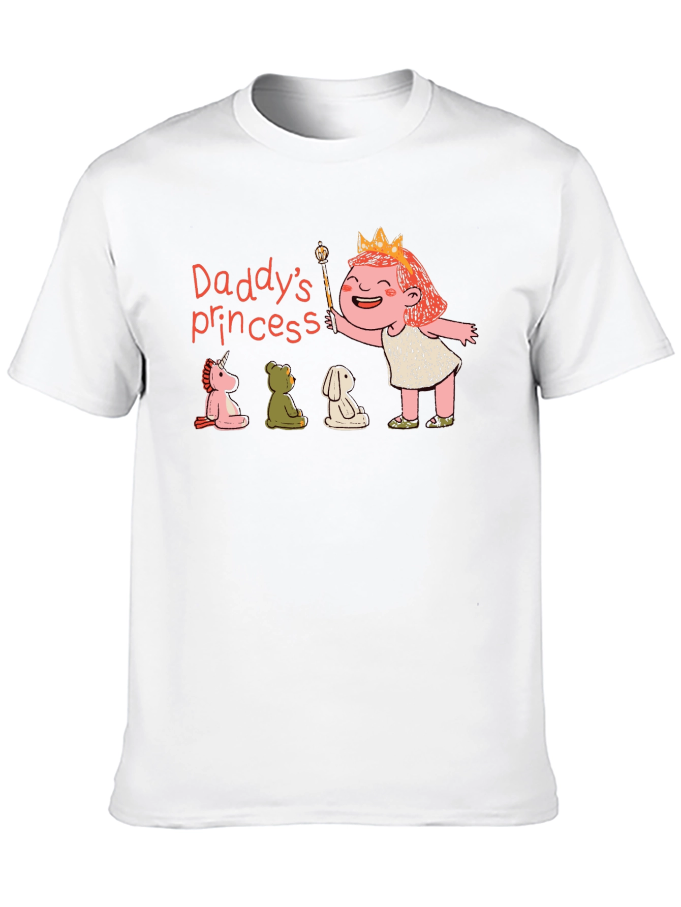 Daddys Princess Graphic T-Shirt - Black