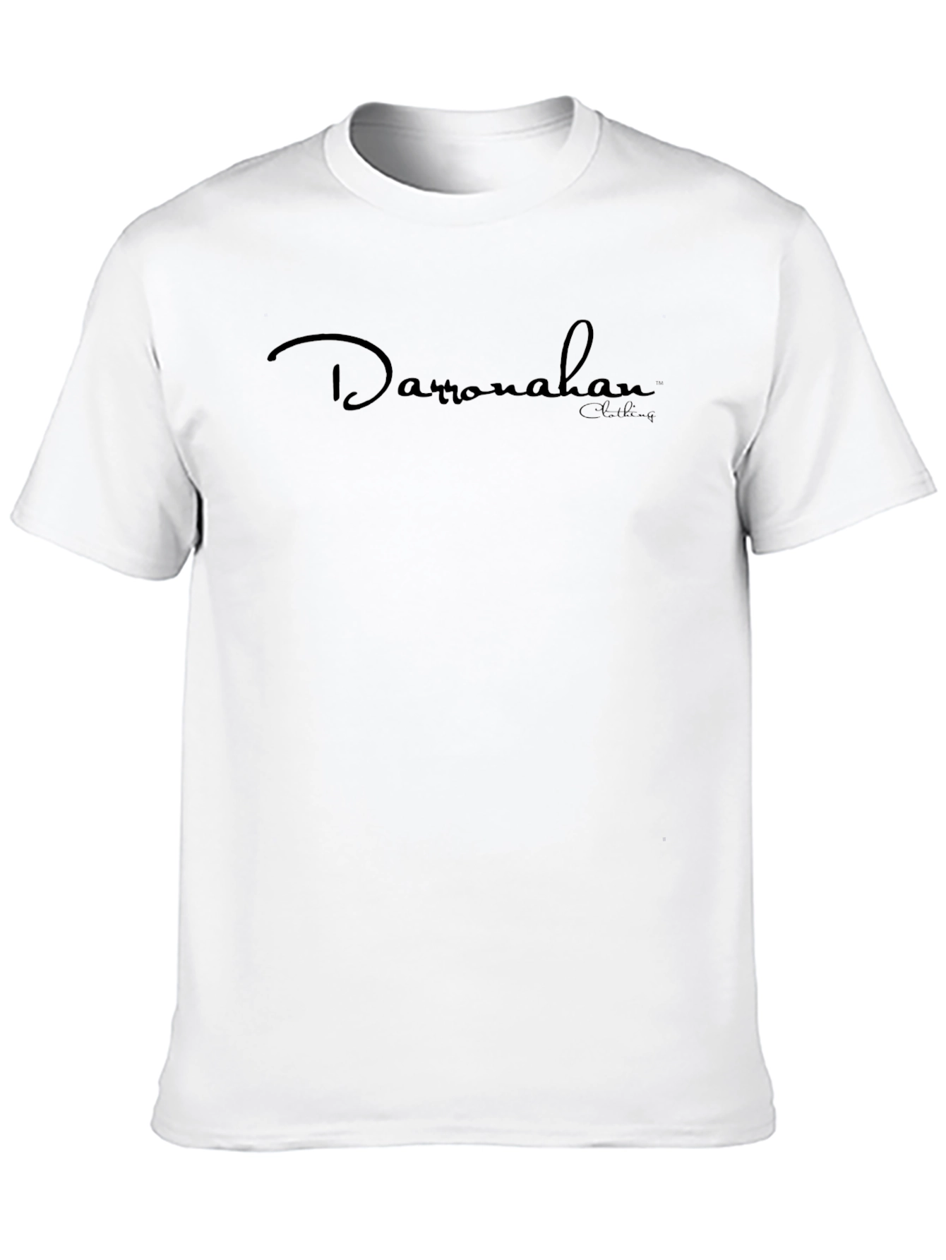 Mens Black Darronahan Clothing Graphic Tee