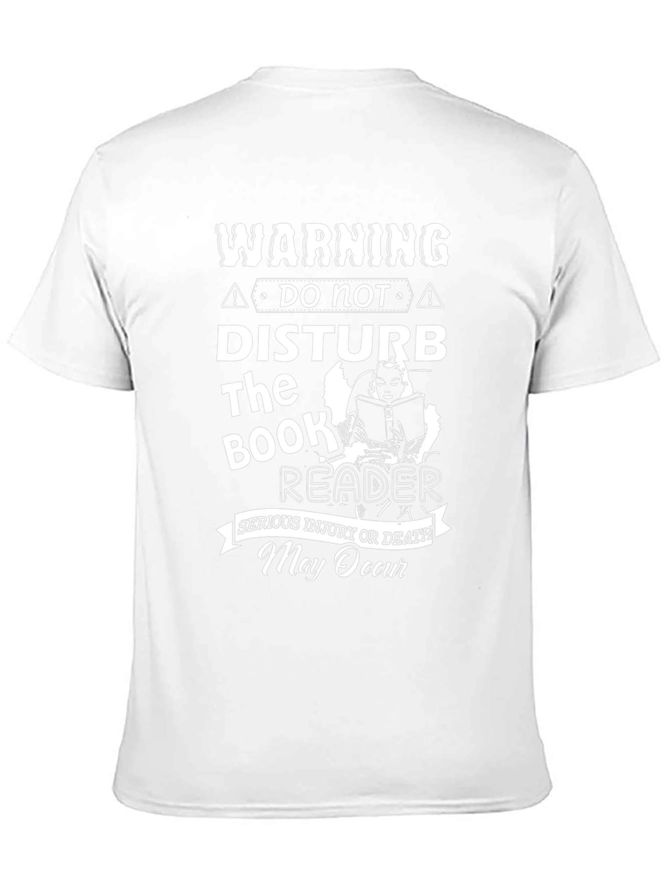 Warning: Do Not Disturb The Book Reader T-Shirt