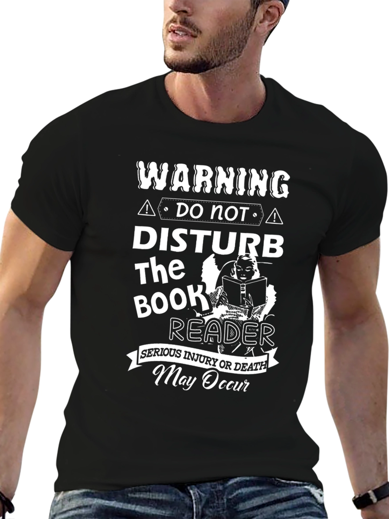 Warning: Do Not Disturb The Book Reader T-Shirt