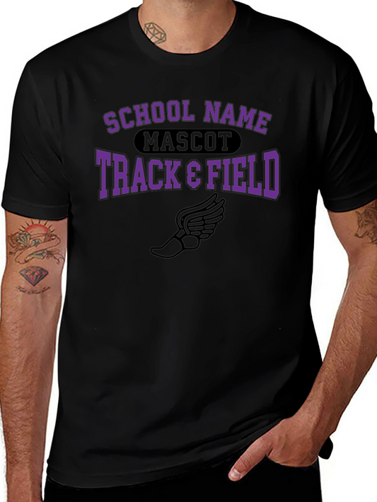 Track & Field School Spirit Graphic Tee