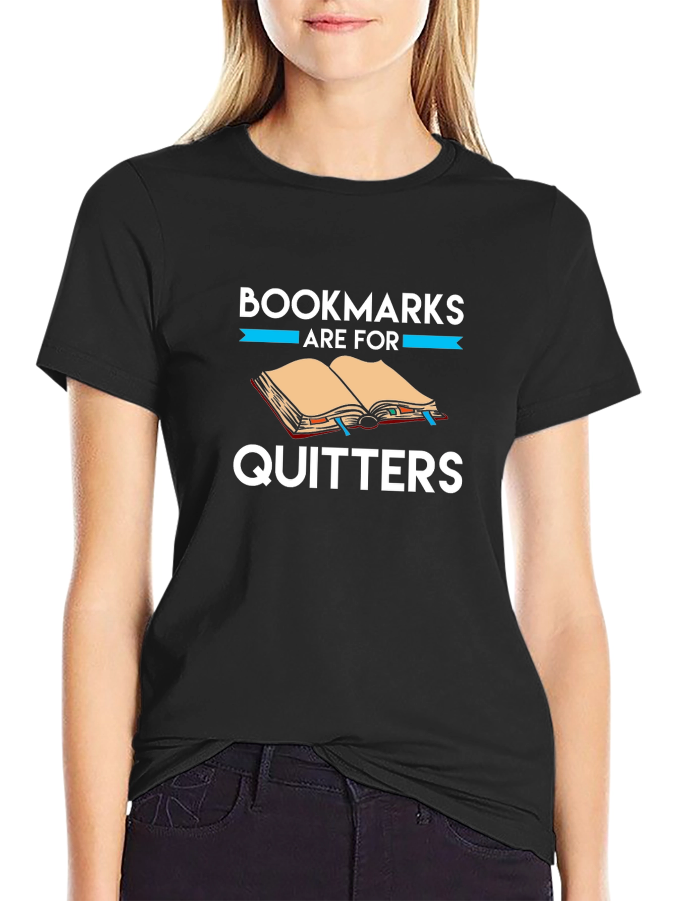 Bookmarks Are For Quitters Graphic Tee