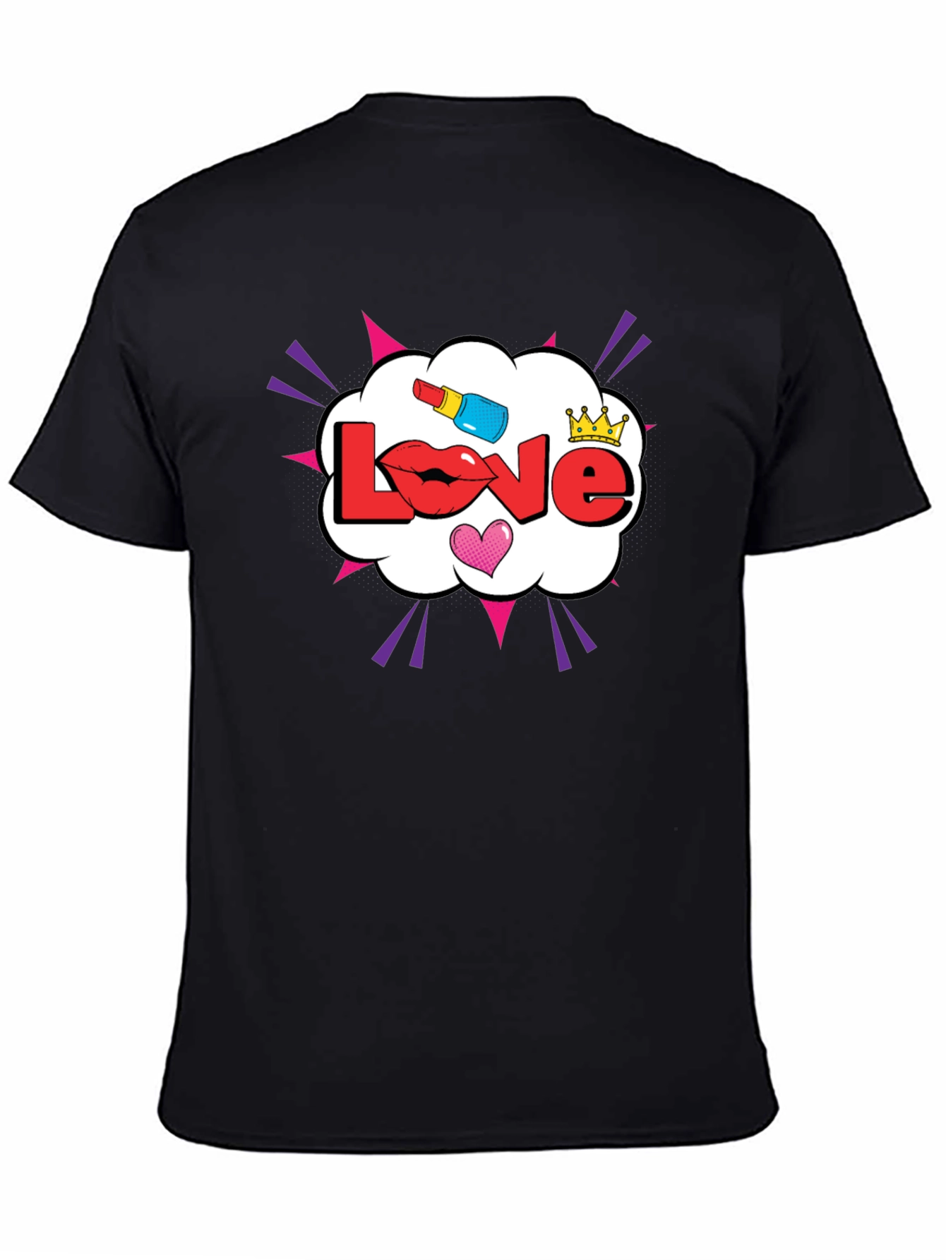 Love Pop Art Graphic T-Shirt