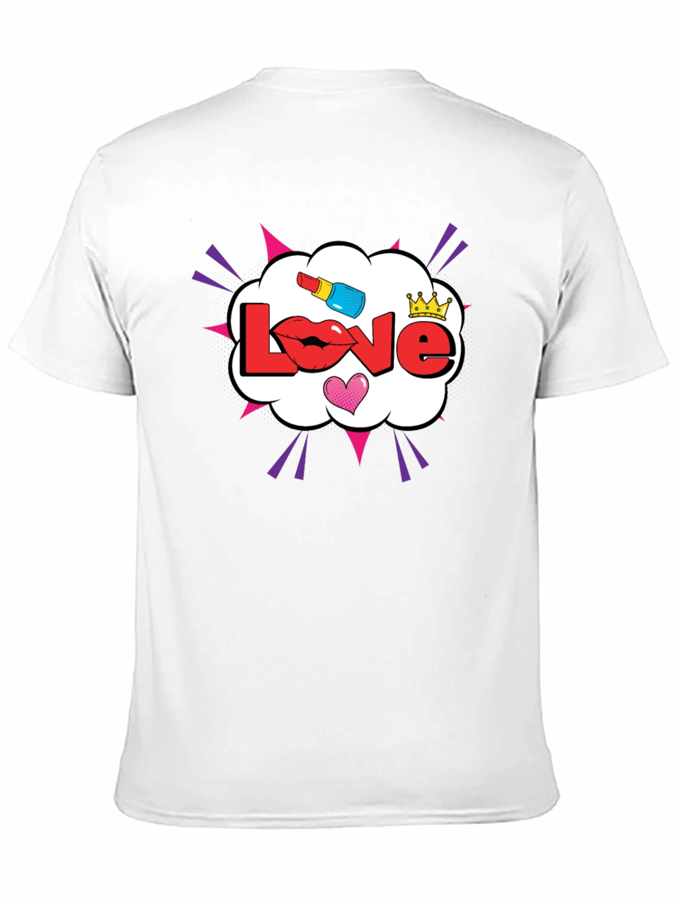 Love Pop Art Graphic T-Shirt