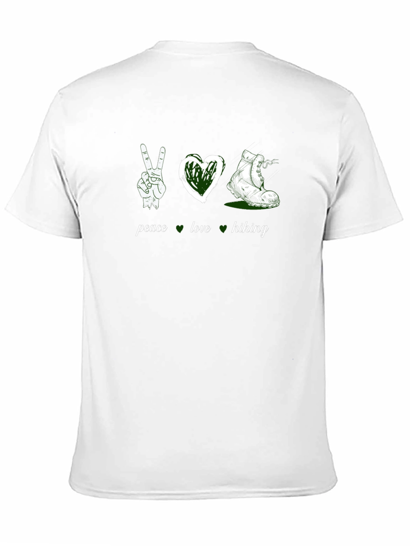 Peace Love Hiking Graphic Tee