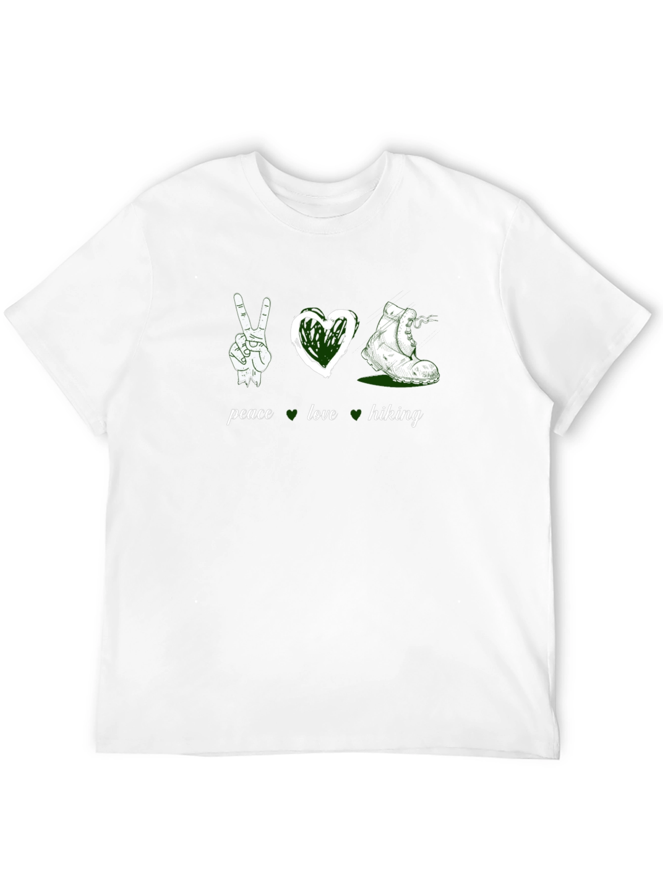 Peace Love Hiking Graphic Tee