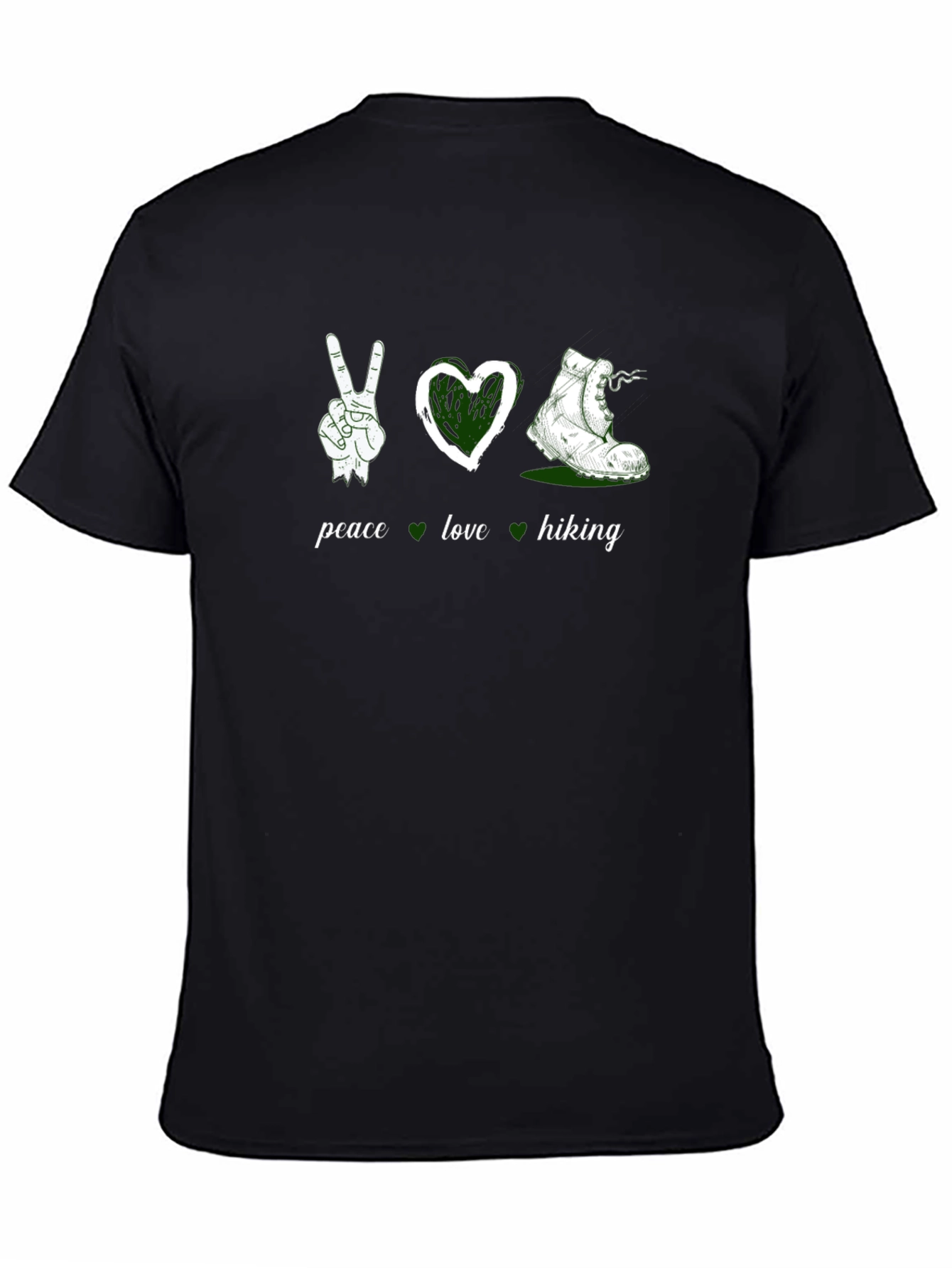 Peace Love Hiking Graphic Tee