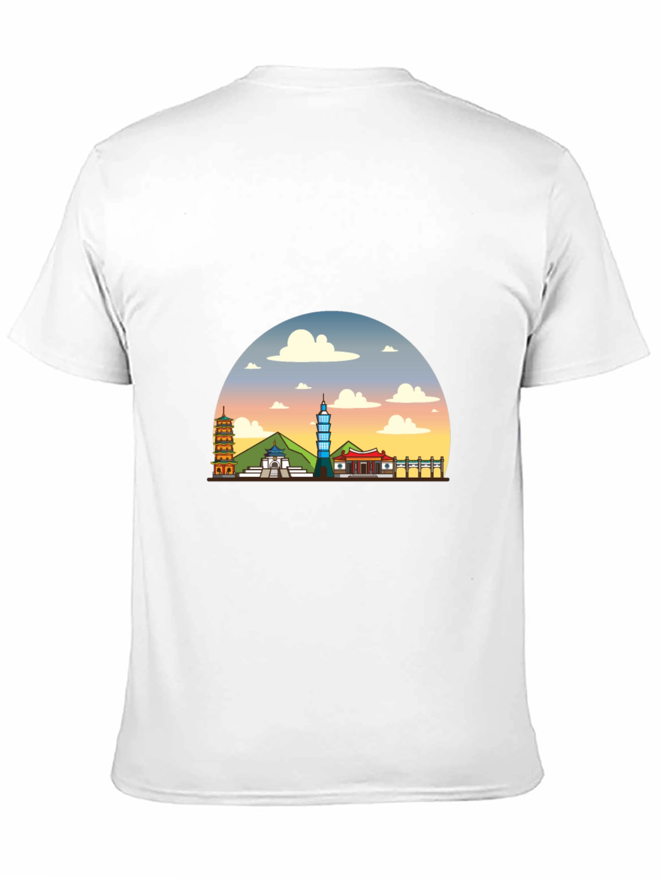 Taiwan Skyline Graphic Tee