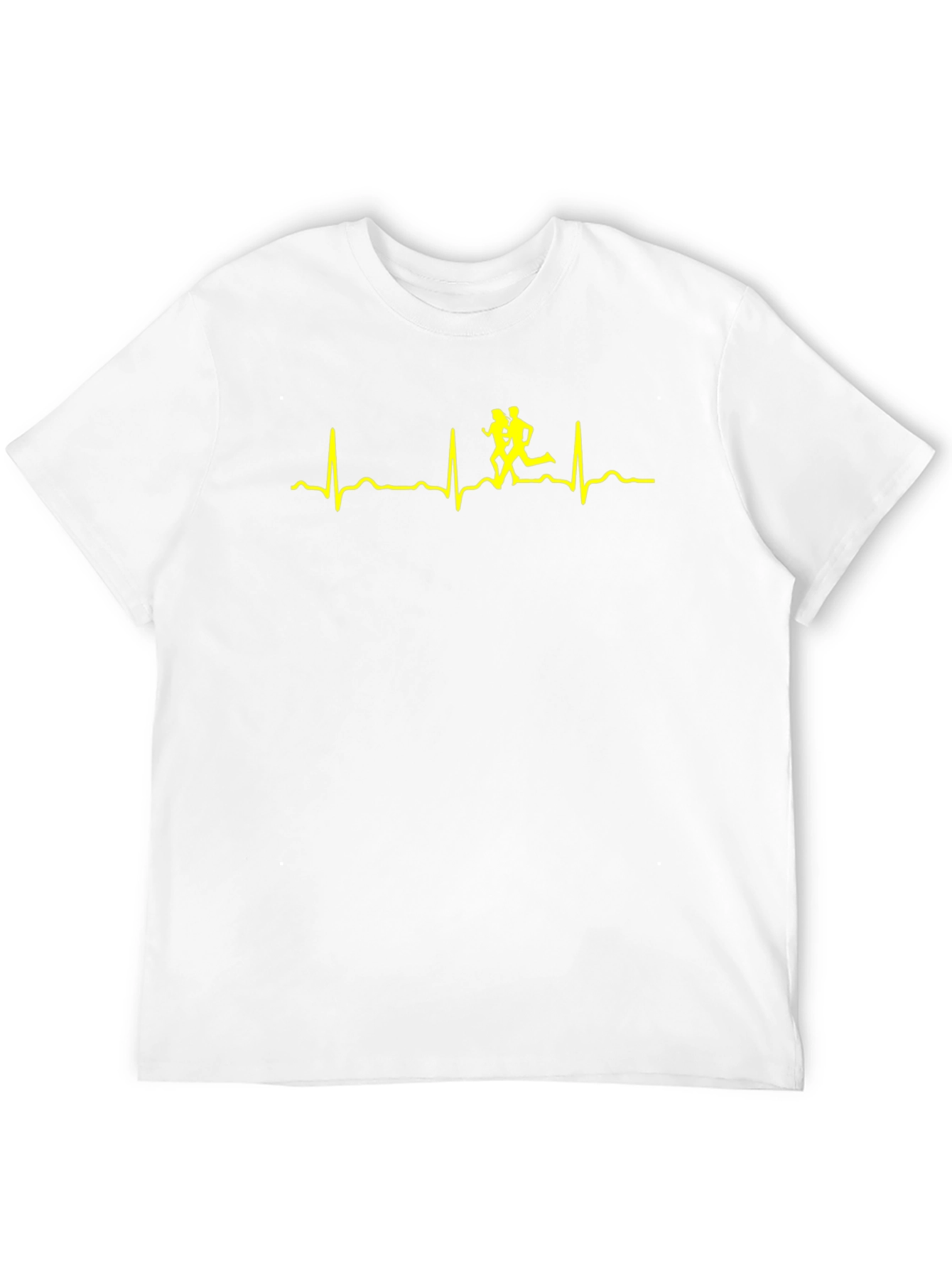 Runners Heartbeat T-Shirt - Black