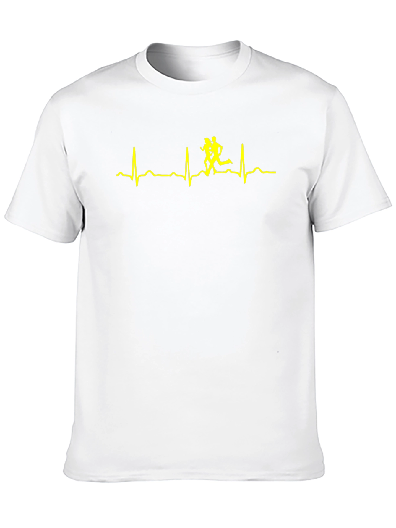 Runners Heartbeat T-Shirt - Black