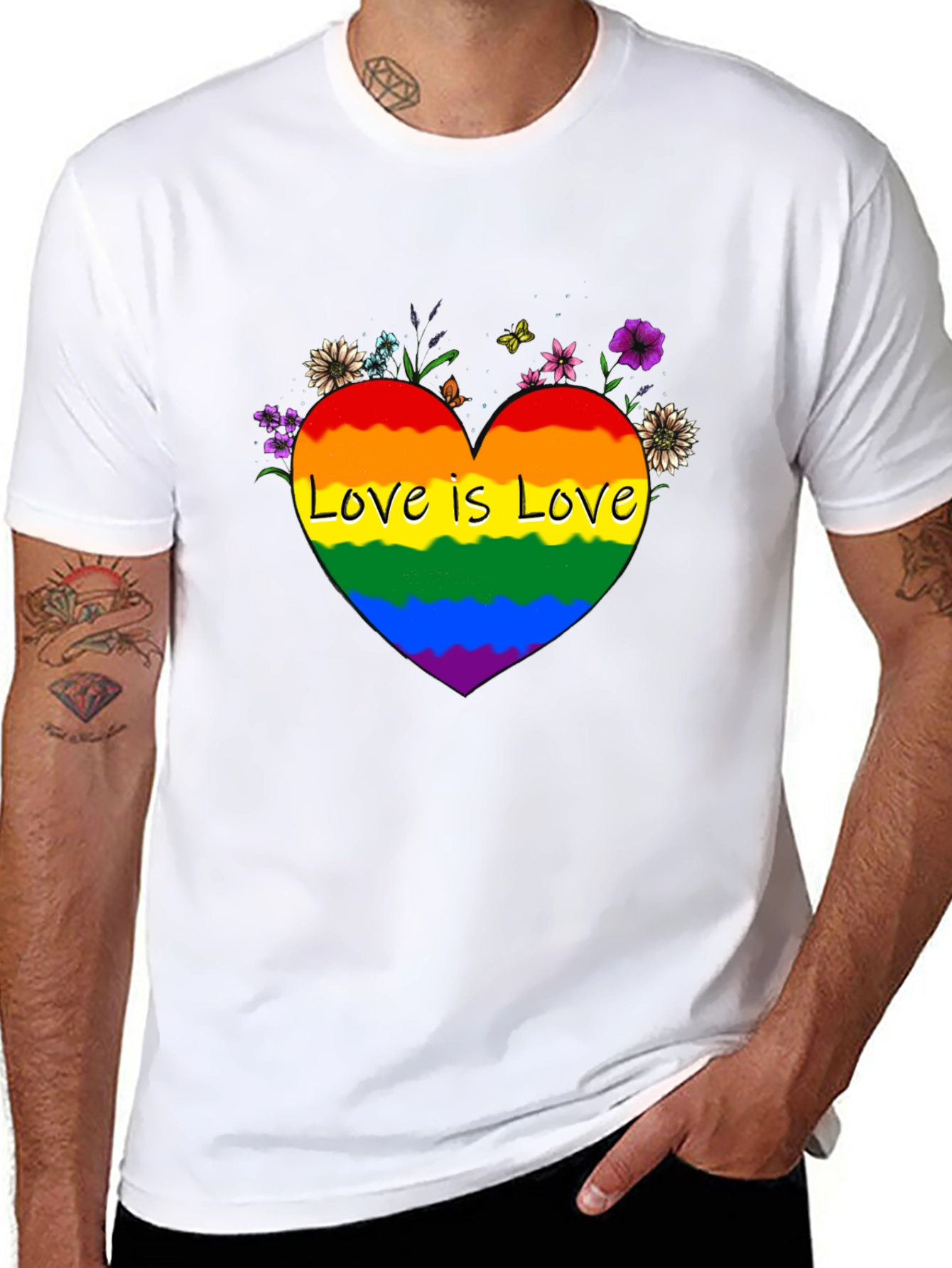 Love is Love Pride Heart T-Shirt