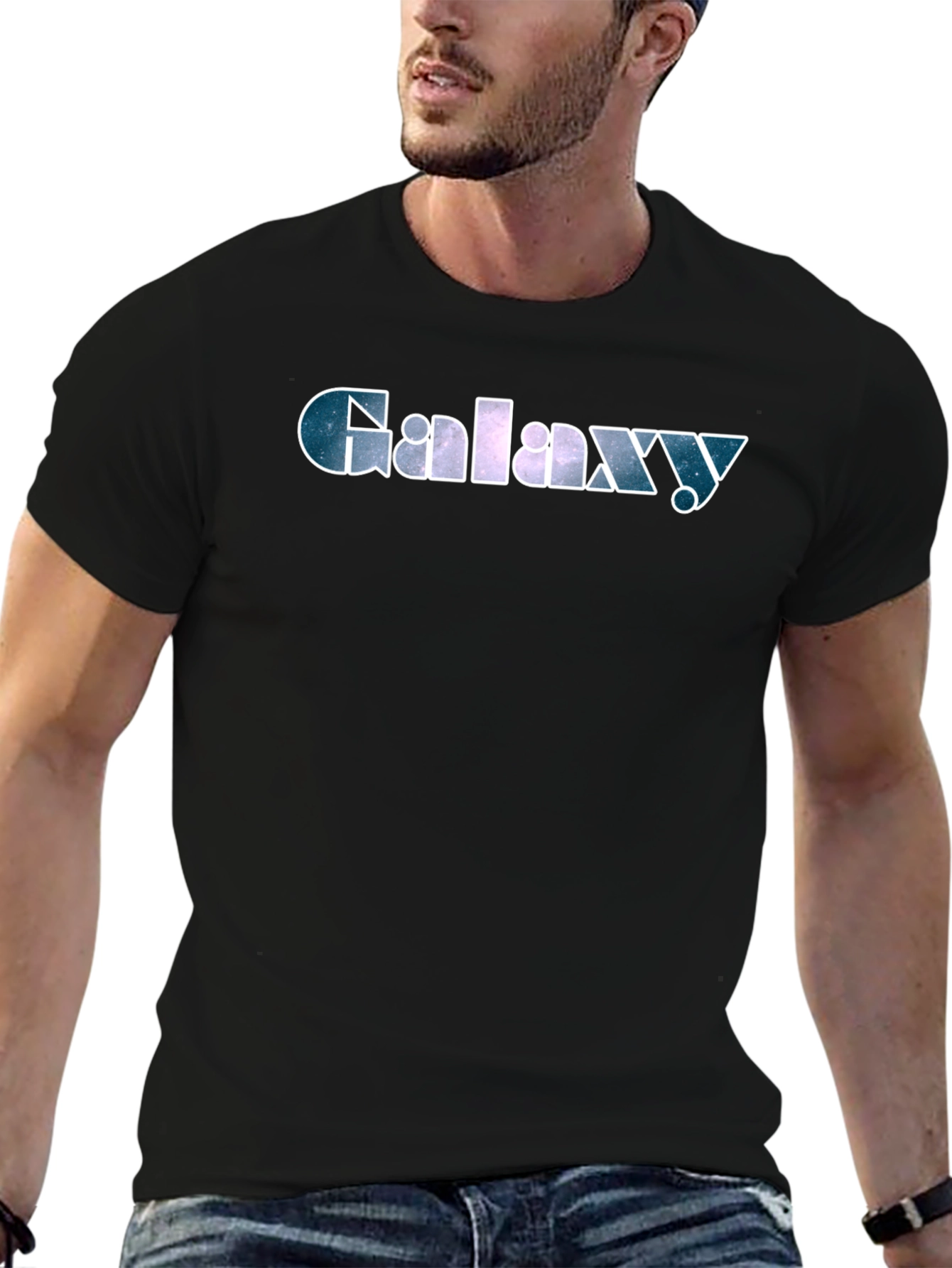 Galaxy Graphic T-Shirt - Stylish Cotton Blend Tee
