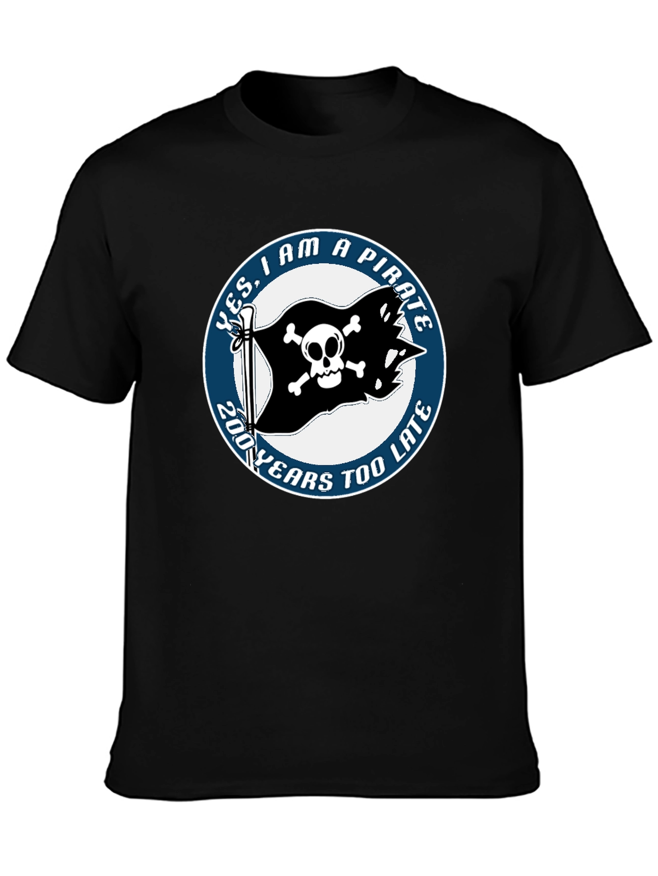 Pirate T-Shirt - Funny Skull and Crossbones Tee