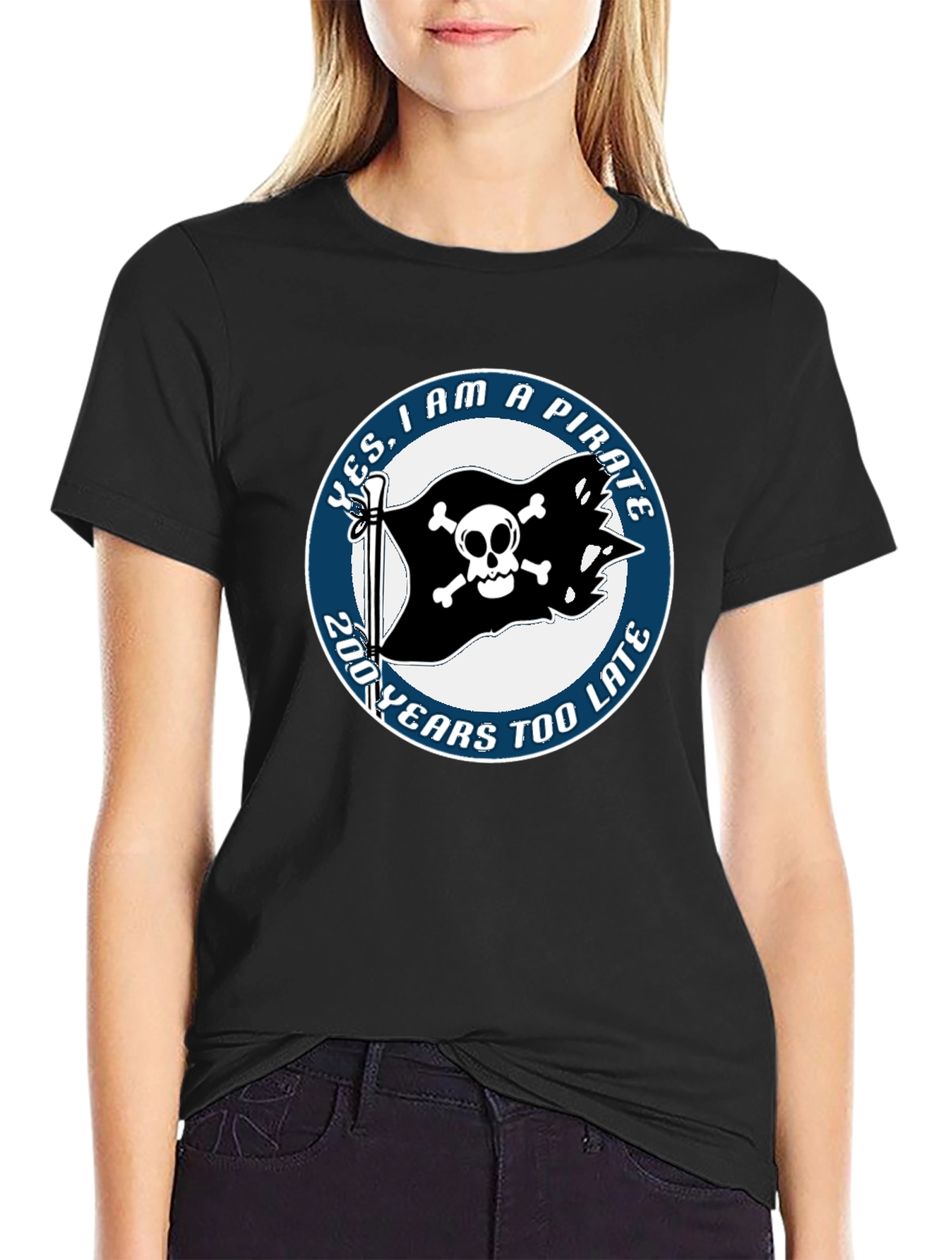 Pirate T-Shirt - Funny Skull and Crossbones Tee