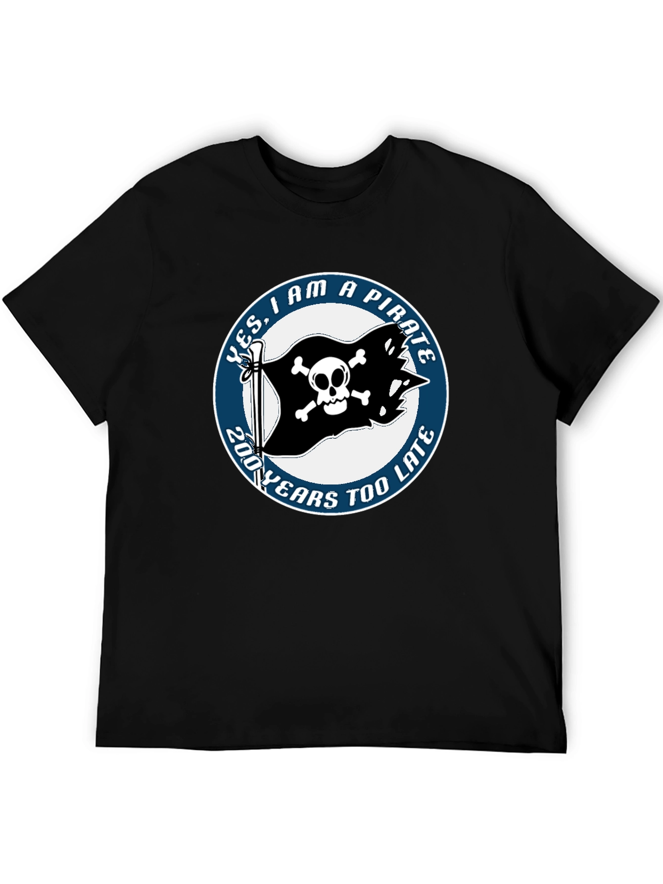Pirate T-Shirt - Funny Skull and Crossbones Tee