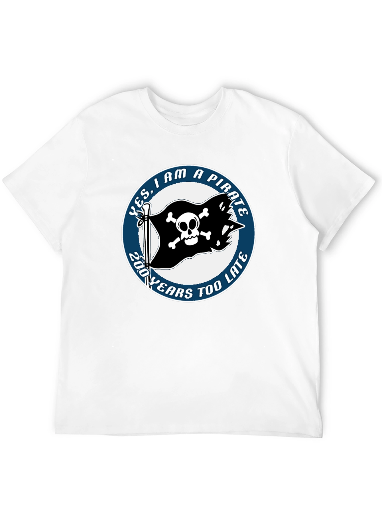 Pirate T-Shirt - Funny Skull and Crossbones Tee