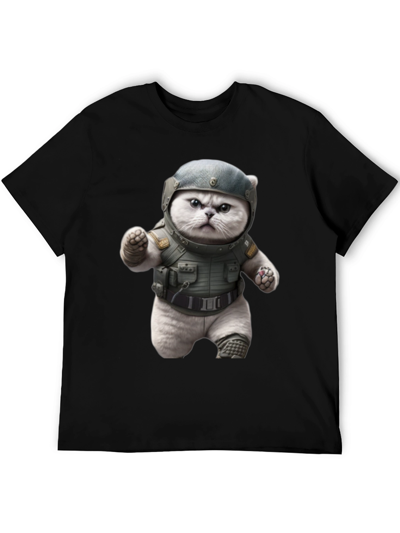 Tactical Cat T-Shirt - Military Grade Humor
