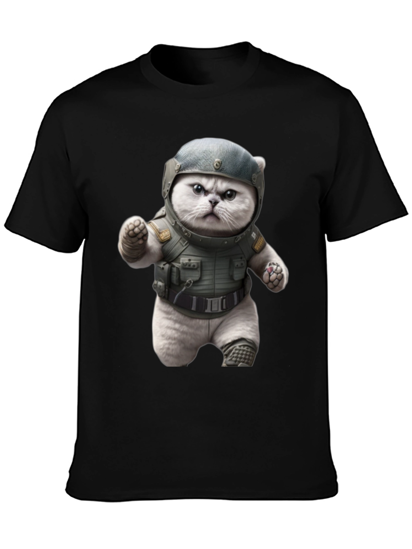 Tactical Cat T-Shirt - Military Grade Humor