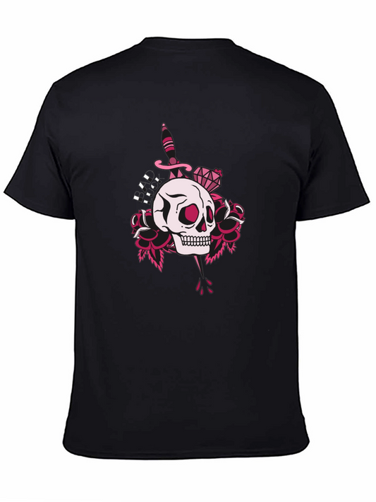 Skull & Dagger Graphic Tee - Classic Black T-Shirt
