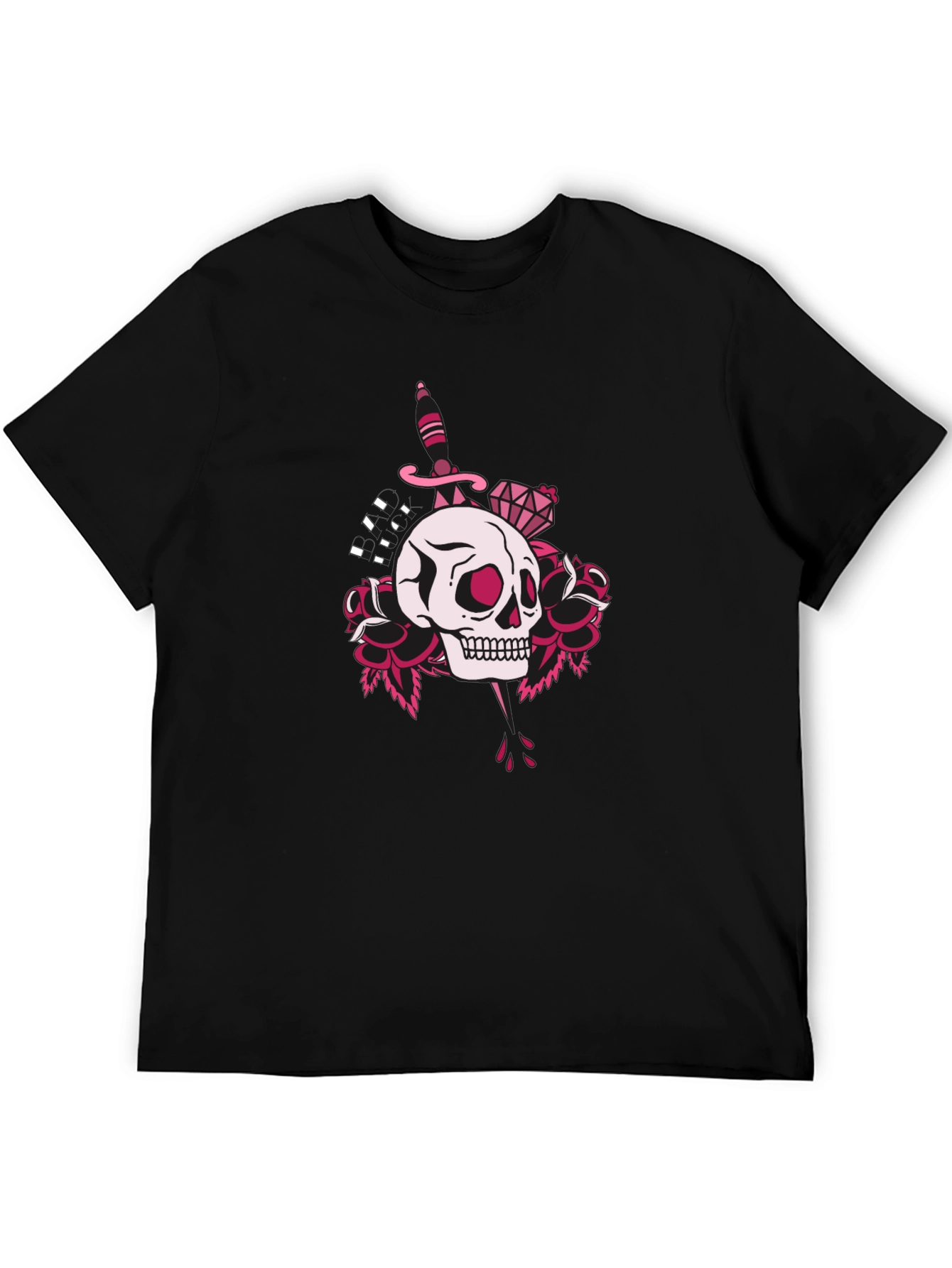 Skull & Dagger Graphic Tee - Classic Black T-Shirt