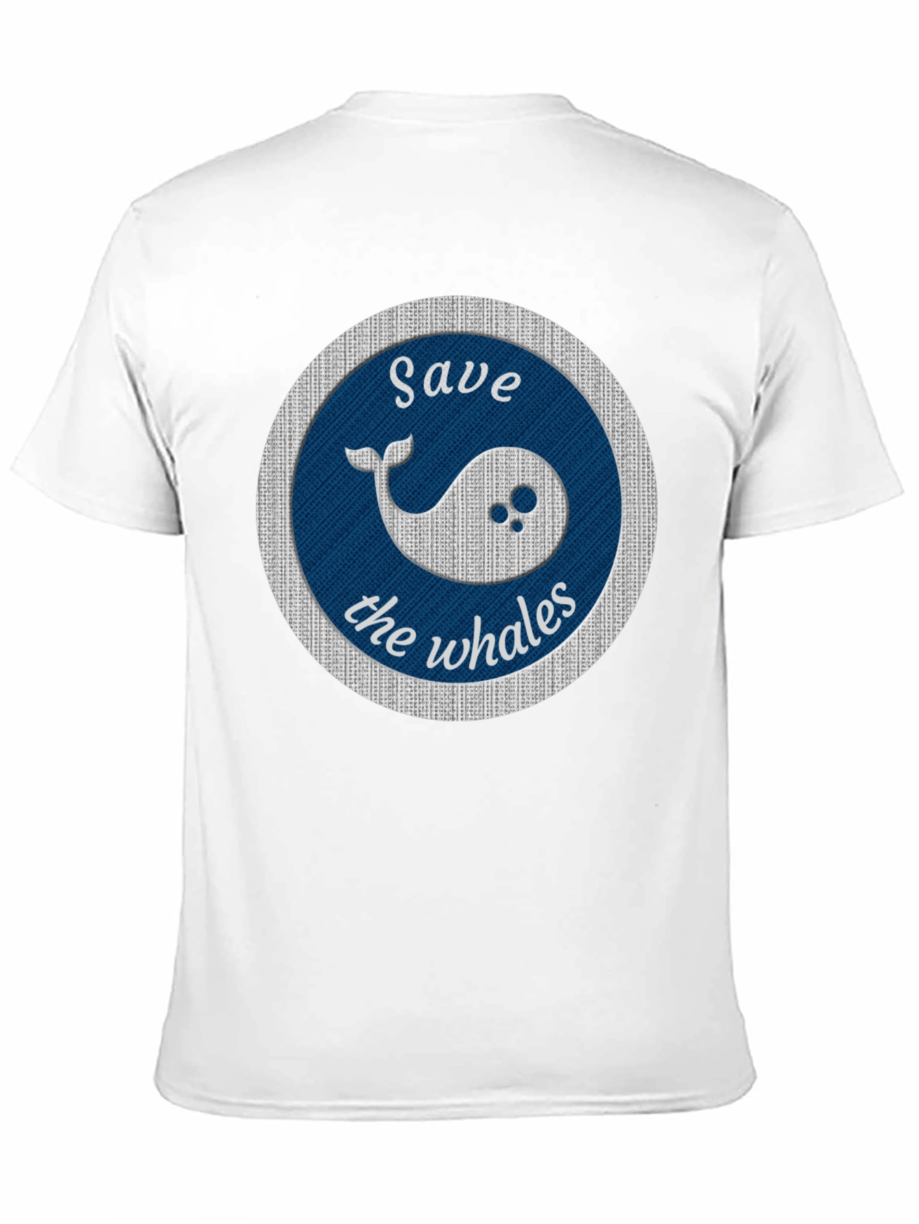 Save the Whales Graphic Tee - Black