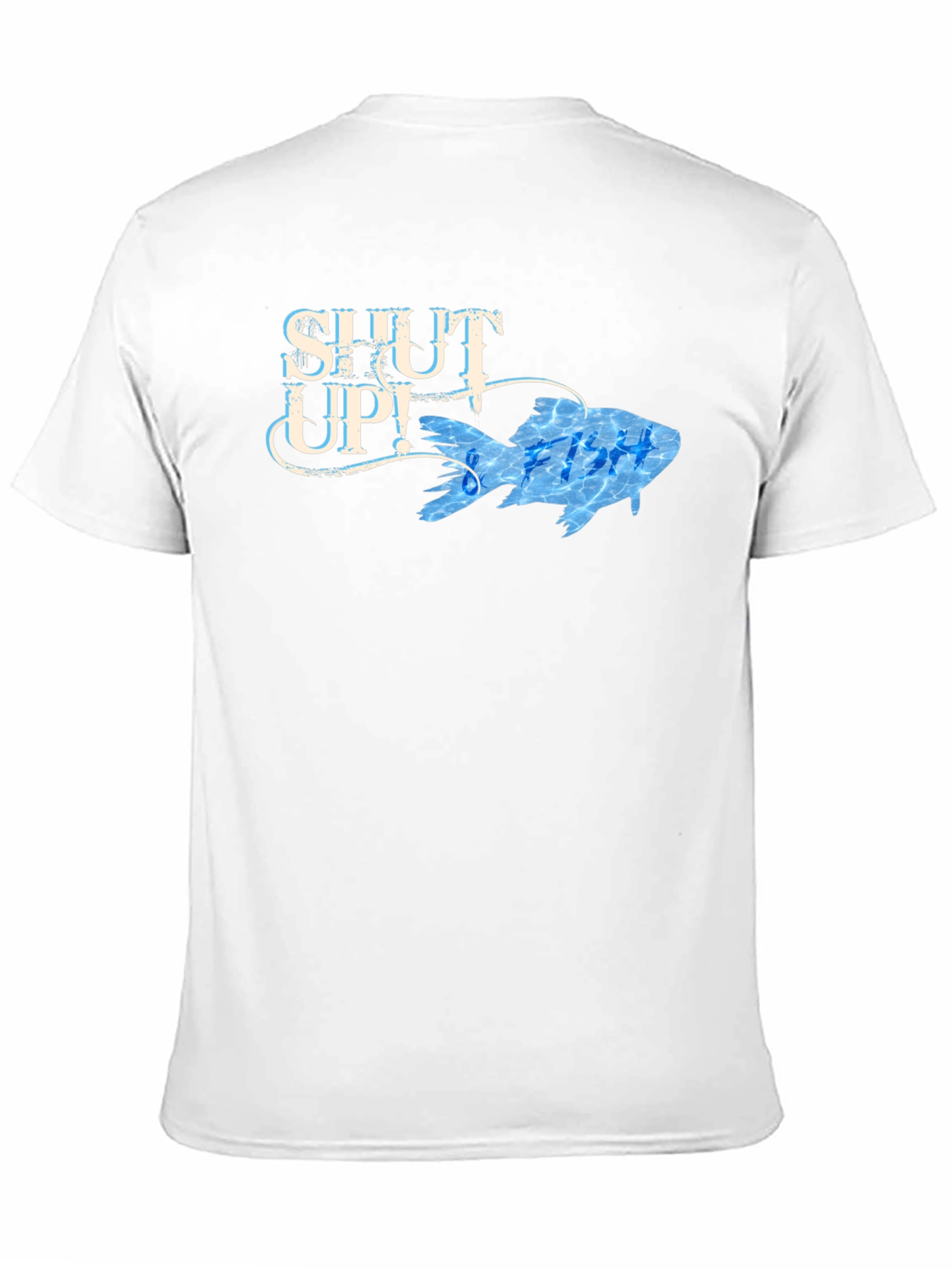 Shut Up! Funny Fish Graphic T-Shirt