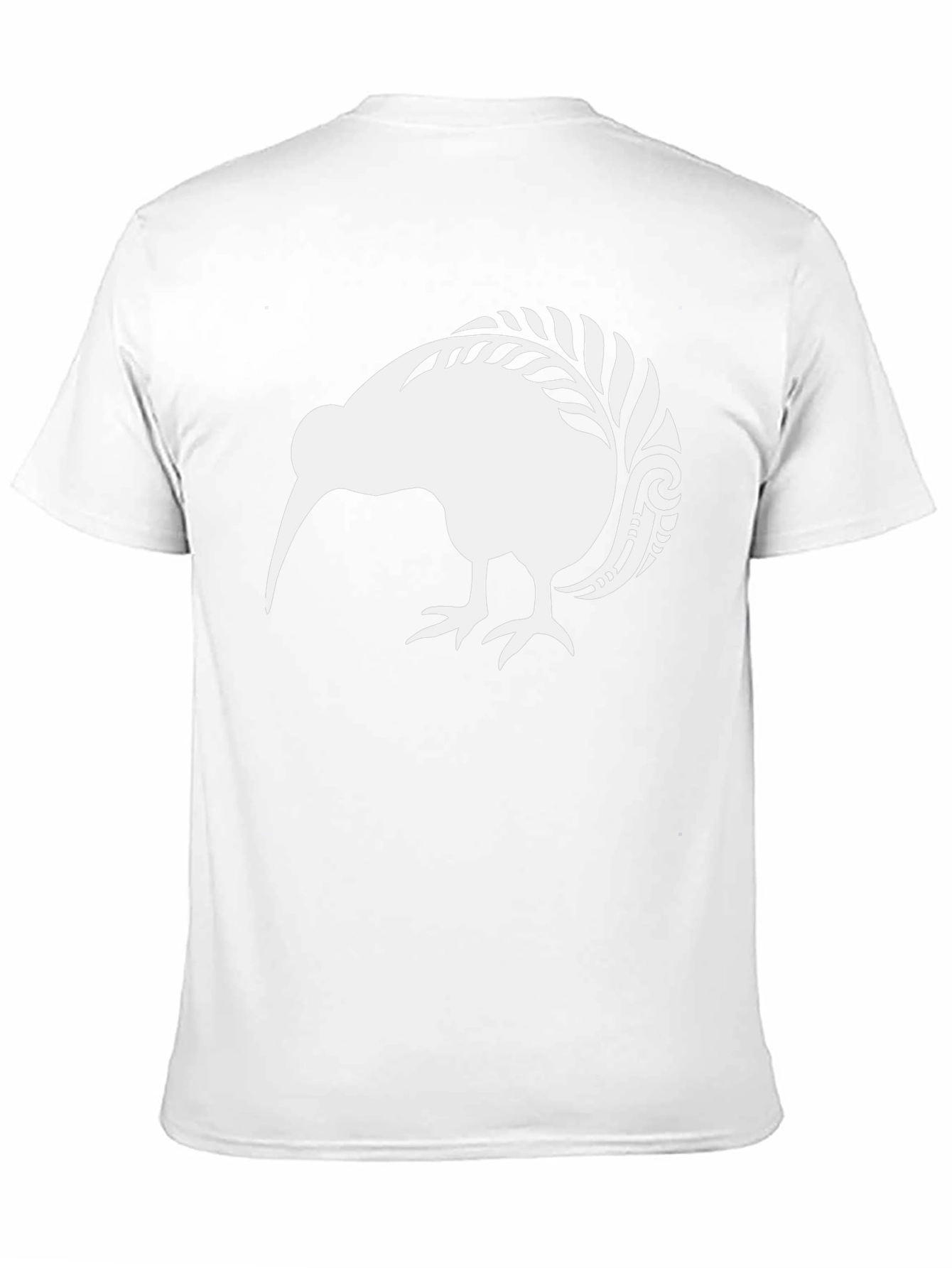 Kiwi Bird Graphic Tee - Black Cotton T-Shirt