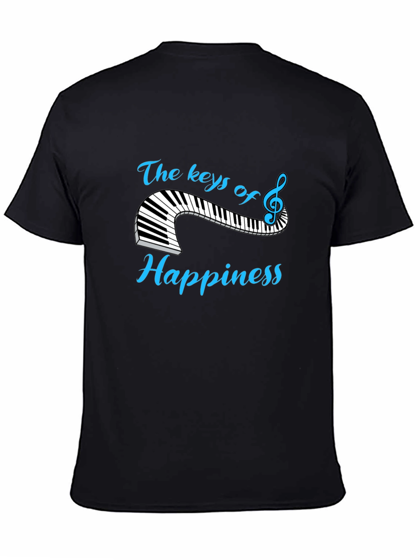 The Keys of Happiness T-Shirt - Music Lover Tee
