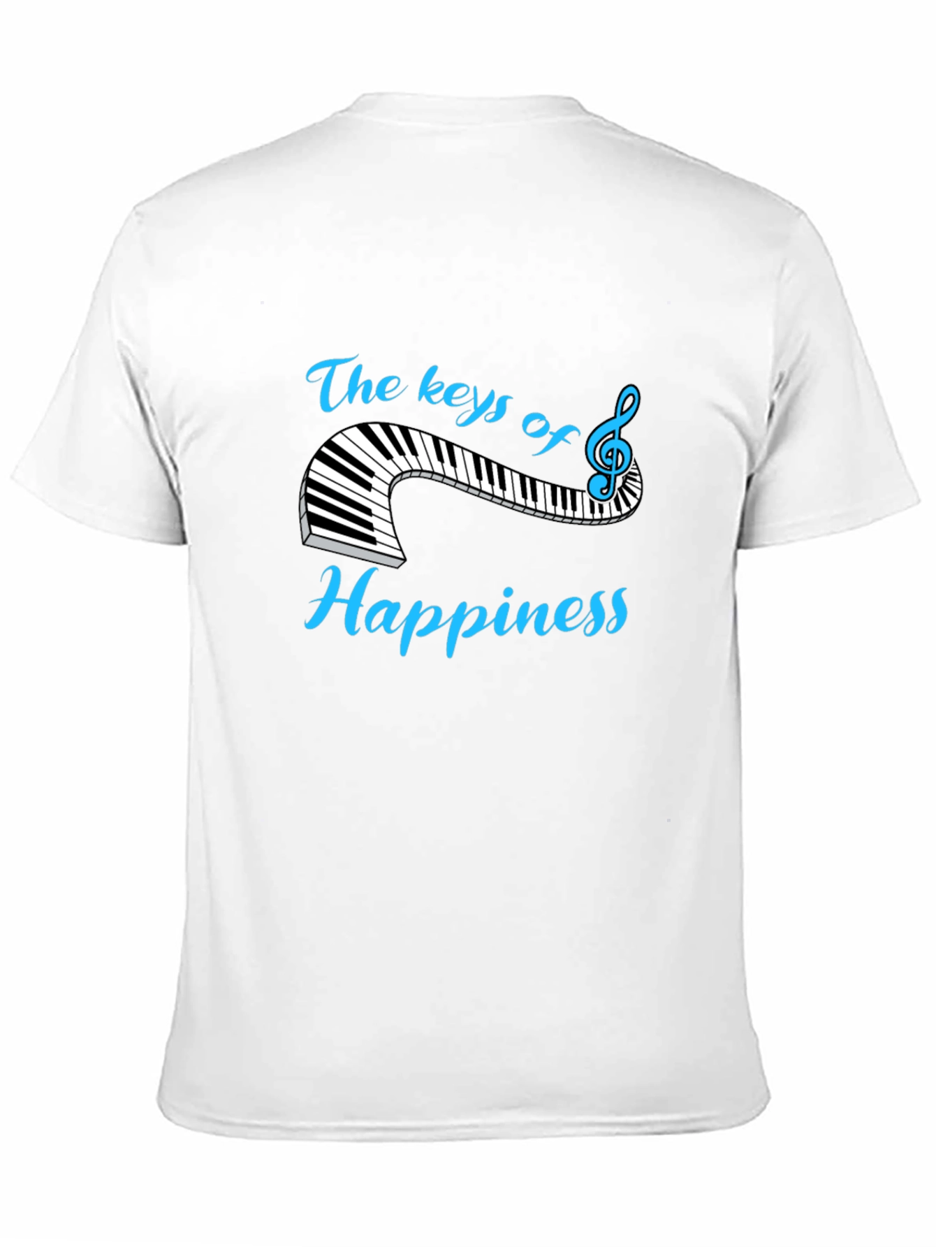 The Keys of Happiness T-Shirt - Music Lover Tee