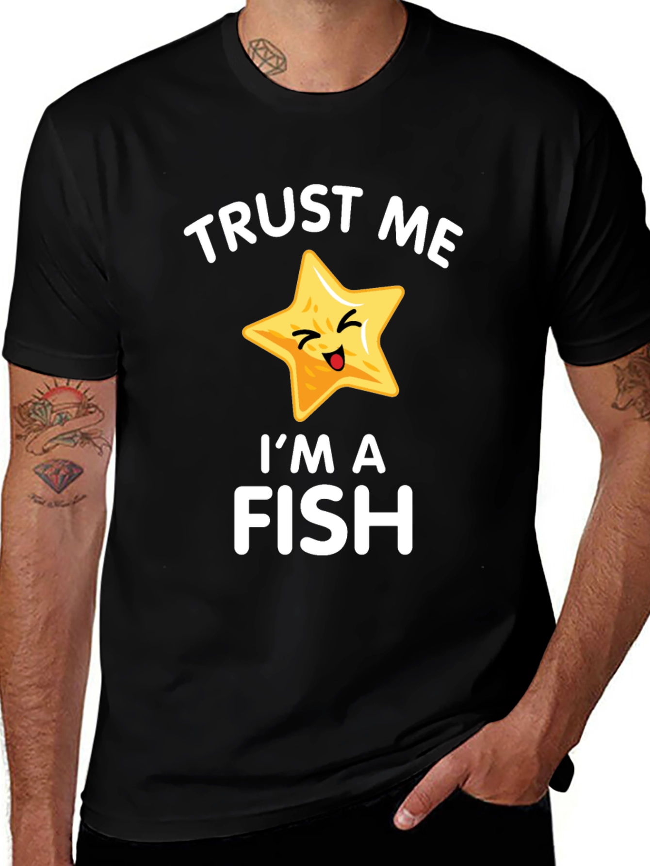 Trust Me Im a Fish Funny Starfish T-Shirt