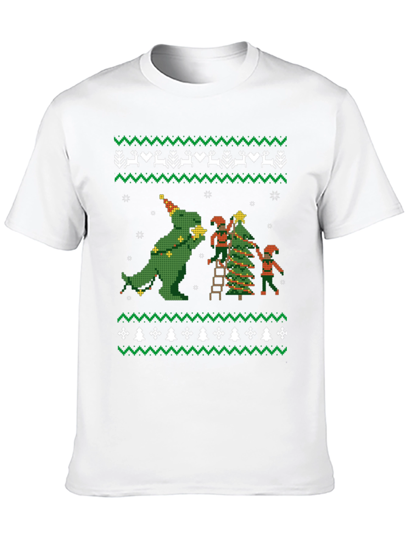 Christmas Dinosaur T-Shirt