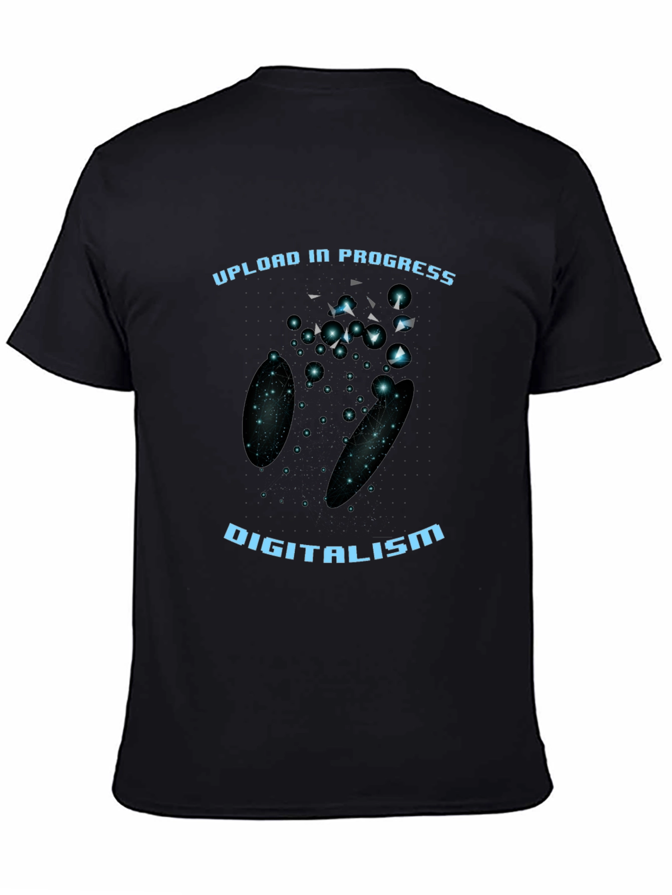 Digitalism Upload Black Graphic Tee