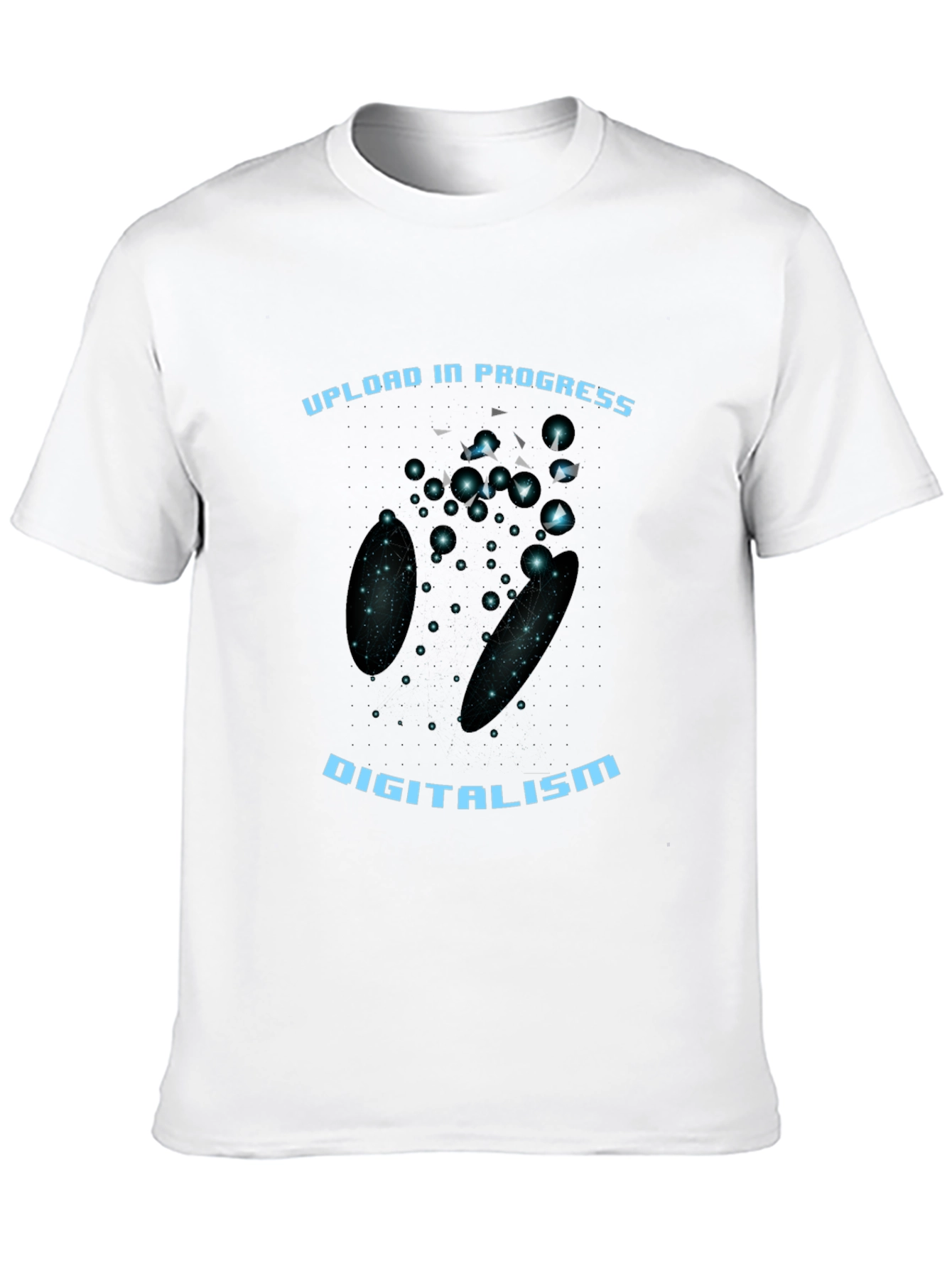 Digitalism Upload Black Graphic Tee
