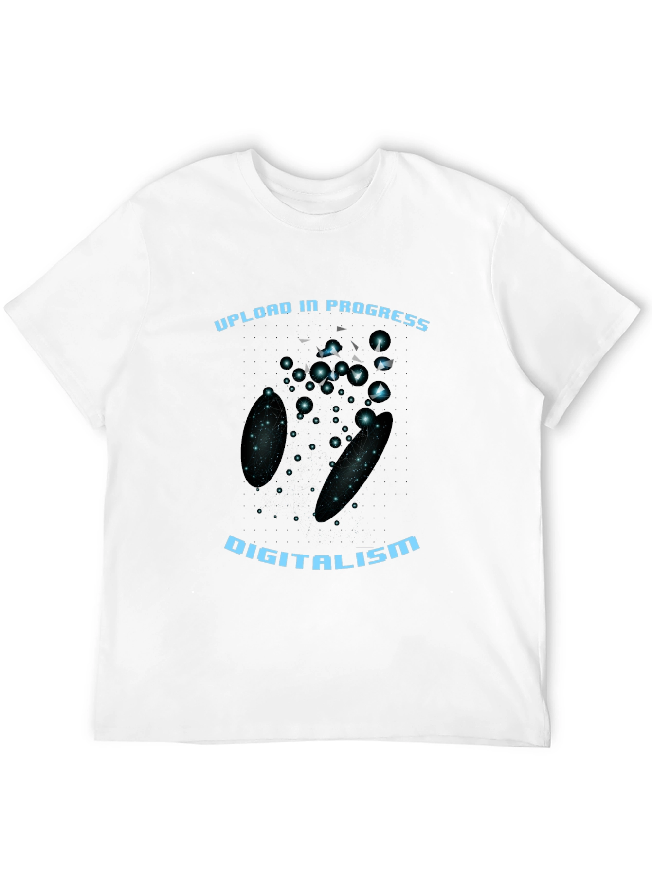 Digitalism Upload Black Graphic Tee
