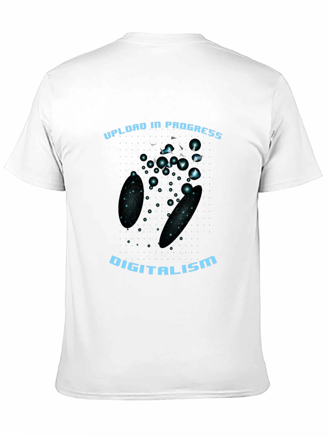 Digitalism Upload Black Graphic Tee