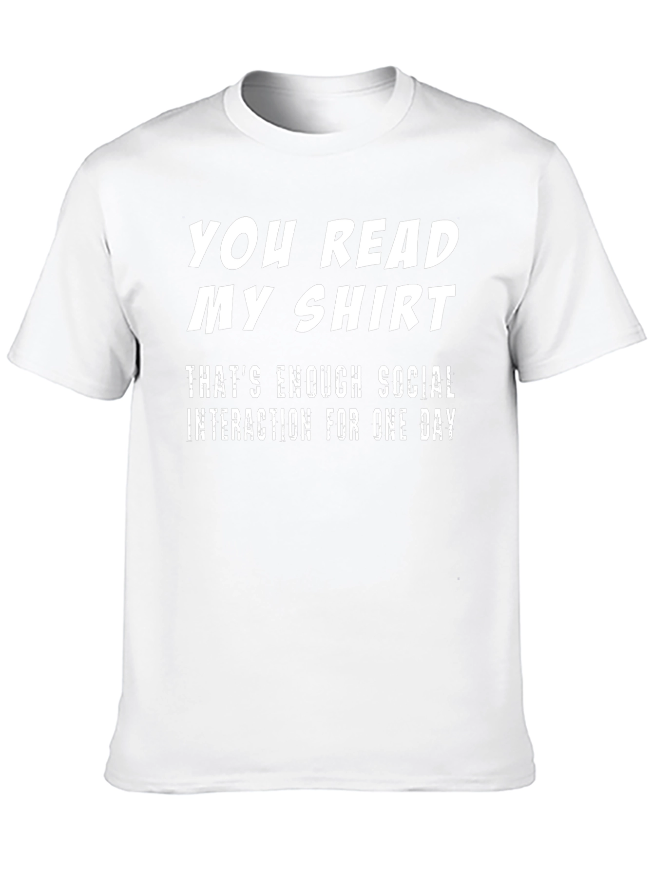 Funny Social Interaction T-Shirt - Introvert Humor
