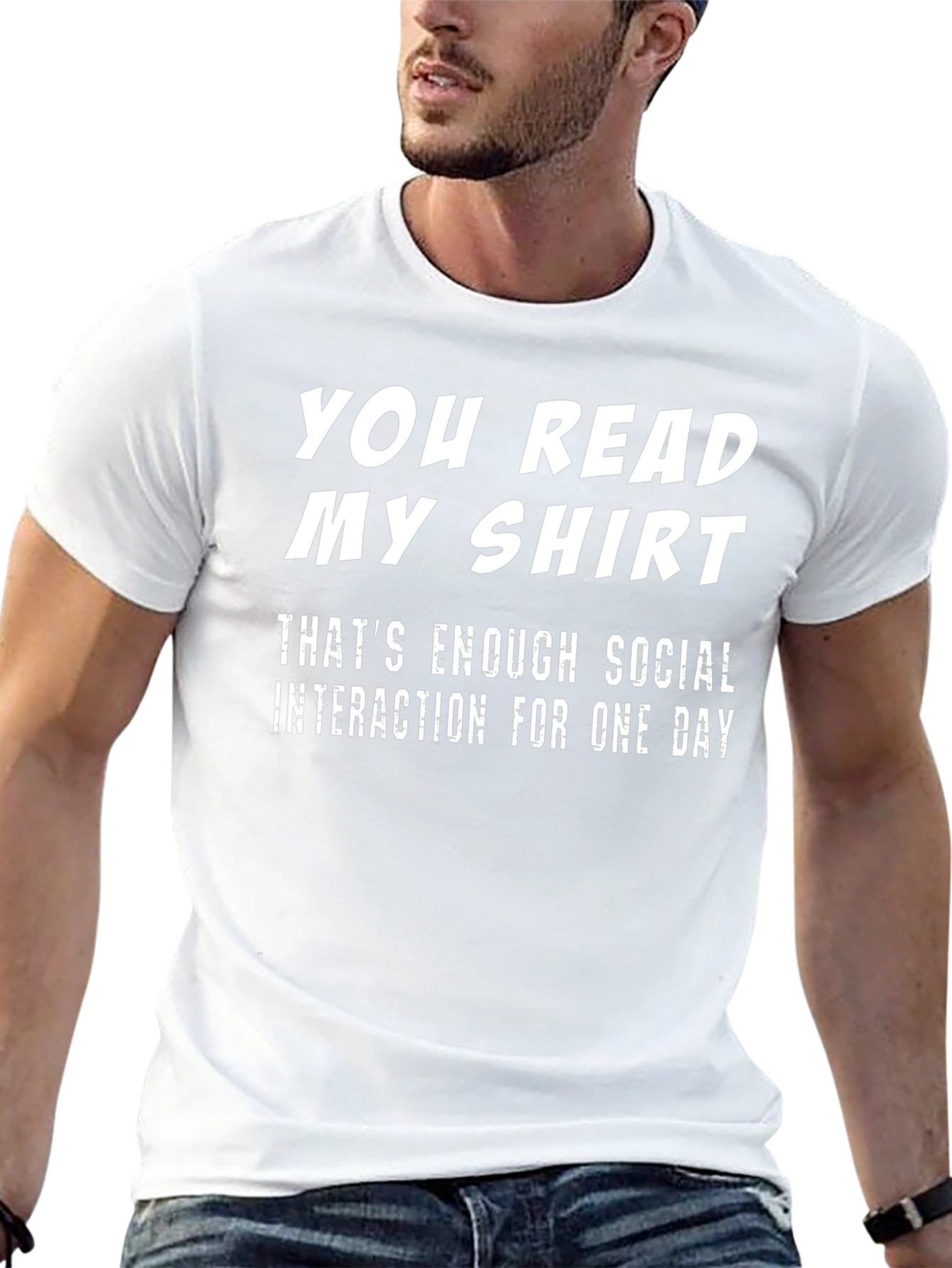 Funny Social Interaction T-Shirt - Introvert Humor