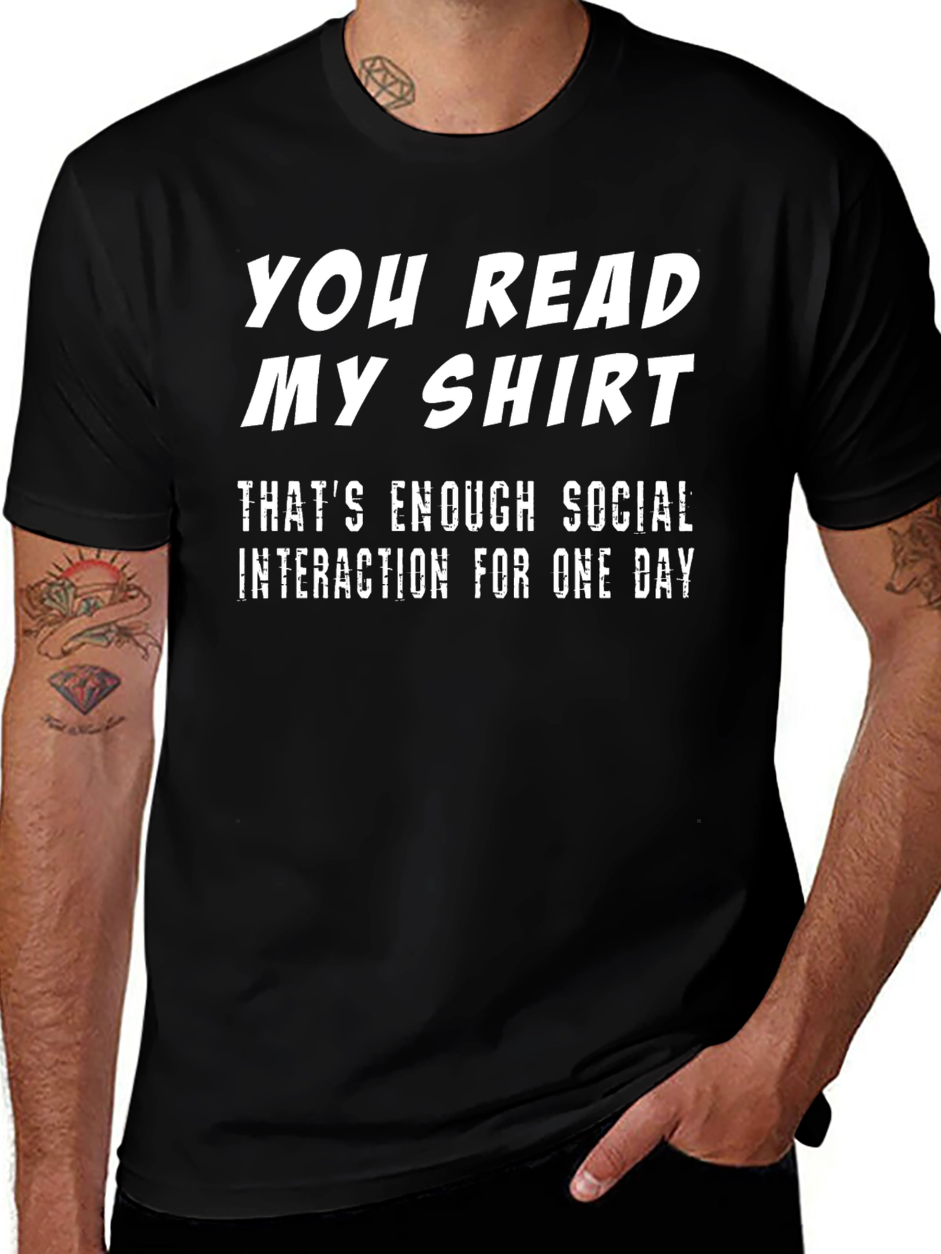 Funny Social Interaction T-Shirt - Introvert Humor