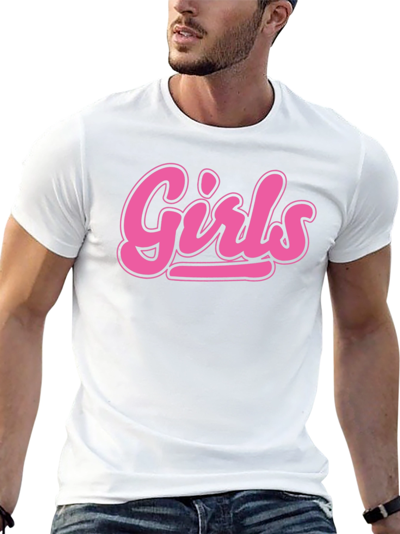 Girls Graphic Tee - Black