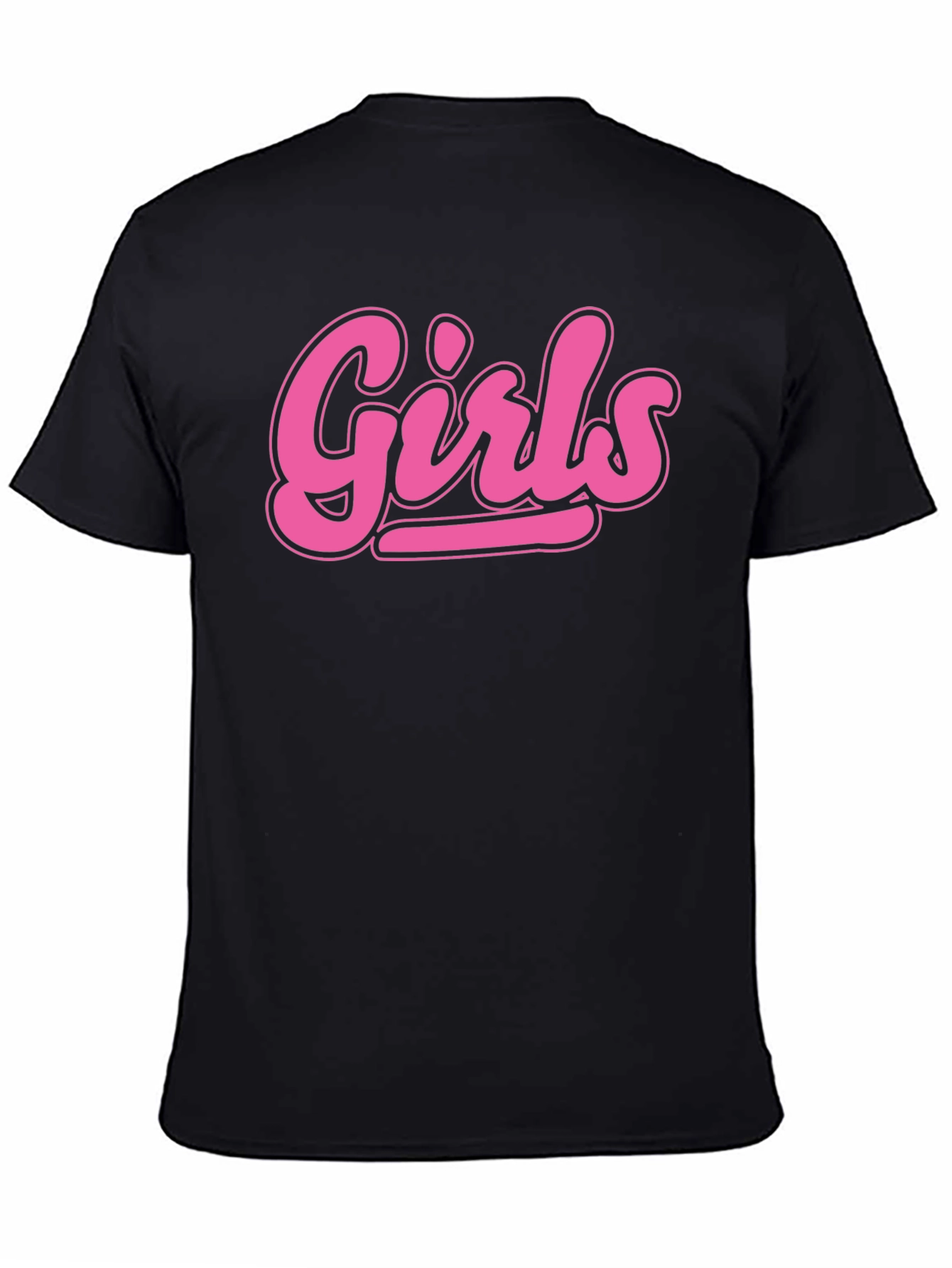 Girls Graphic Tee - Black