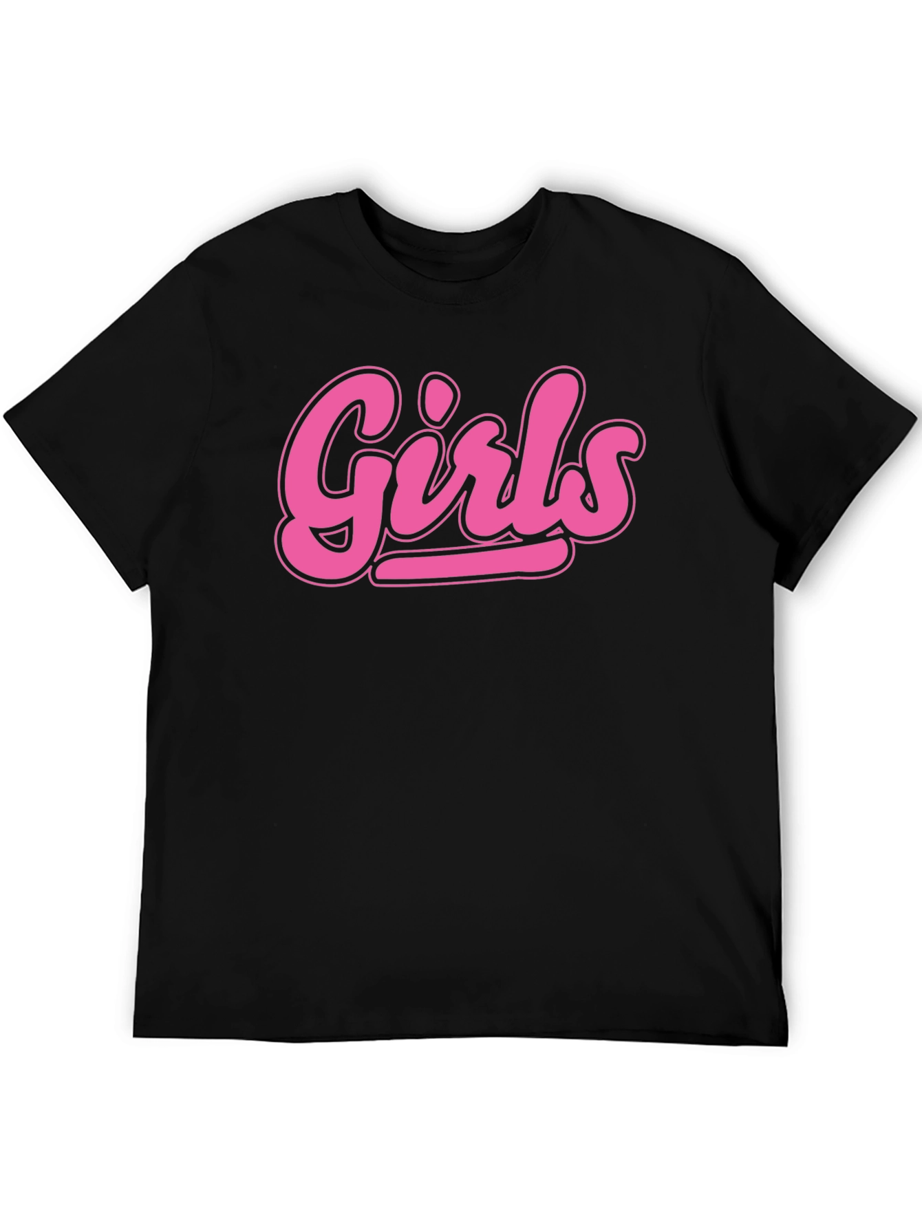 Girls Graphic Tee - Black