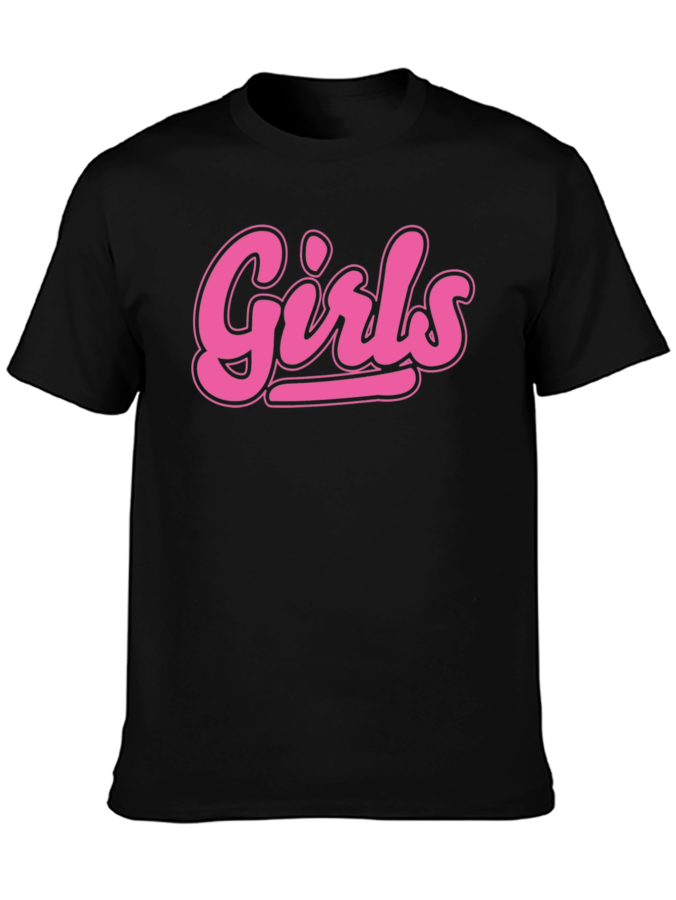 Girls Graphic Tee - Black