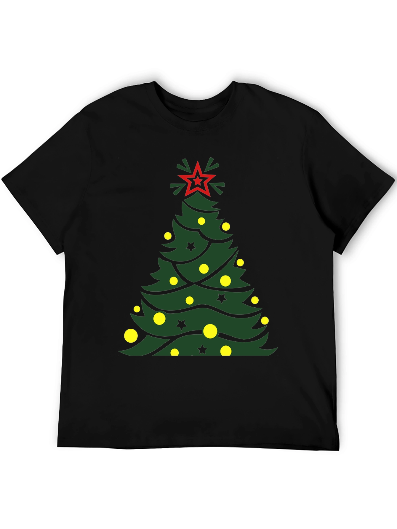 Festive Christmas Tree Graphic Tee