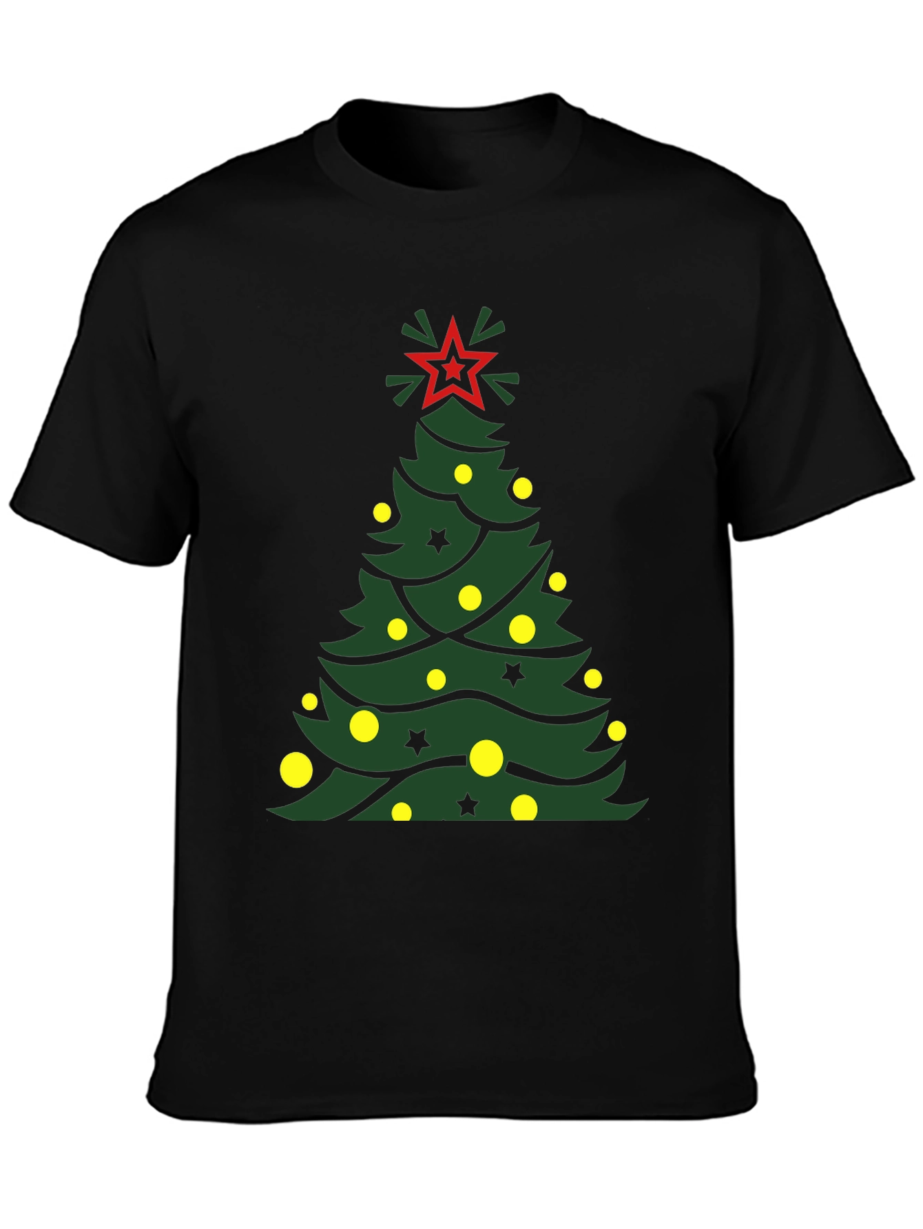 Festive Christmas Tree Graphic Tee