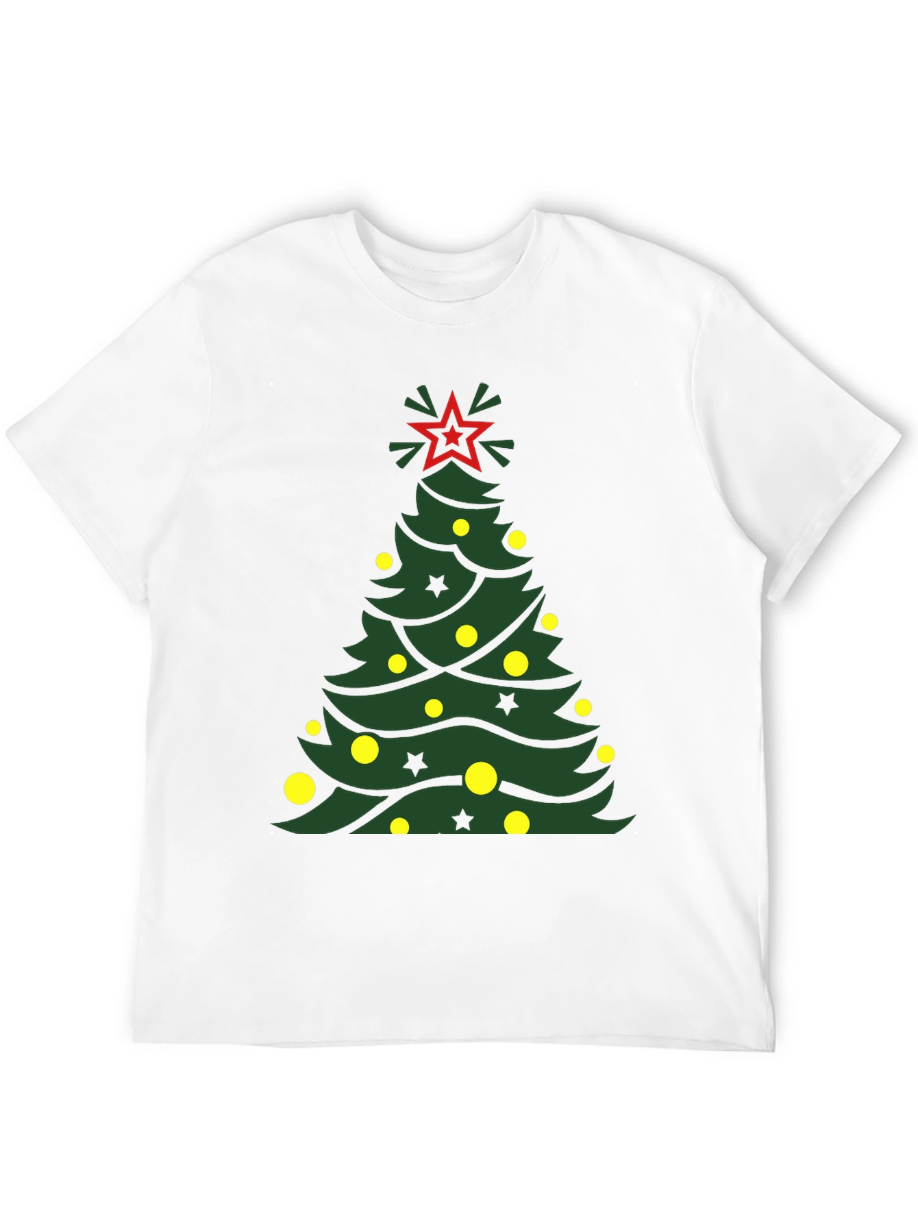 Festive Christmas Tree Graphic Tee