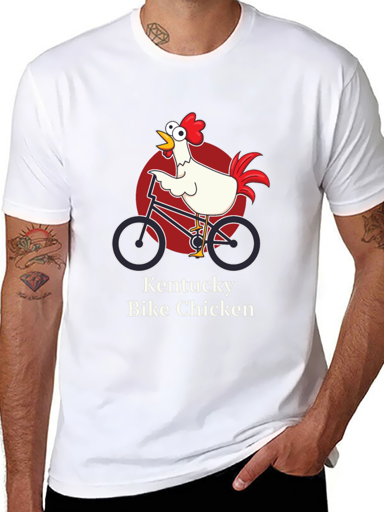Kentucky Bike Chicken Graphic Tee