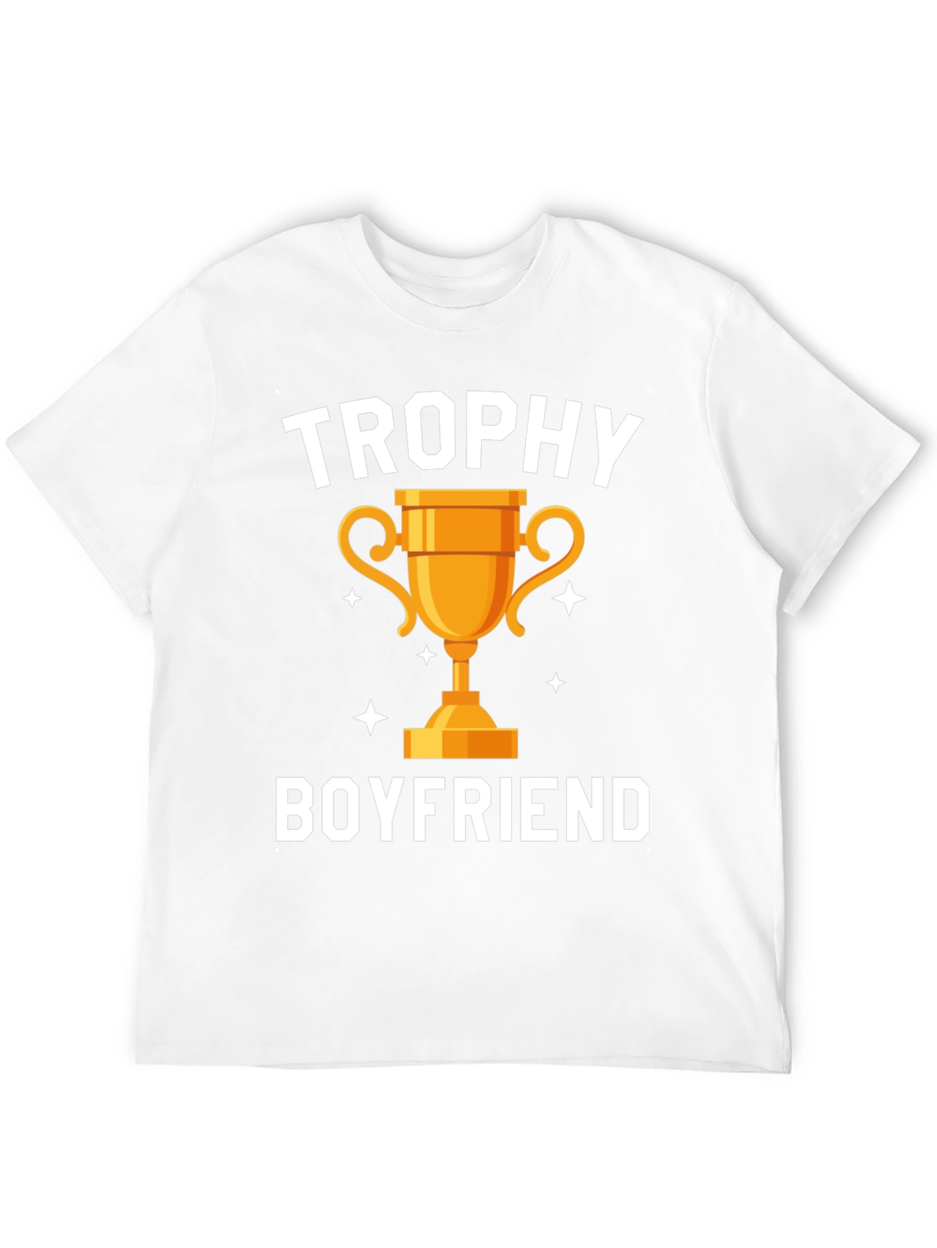 Trophy Boyfriend Graphic Tee - Black Cotton Blend